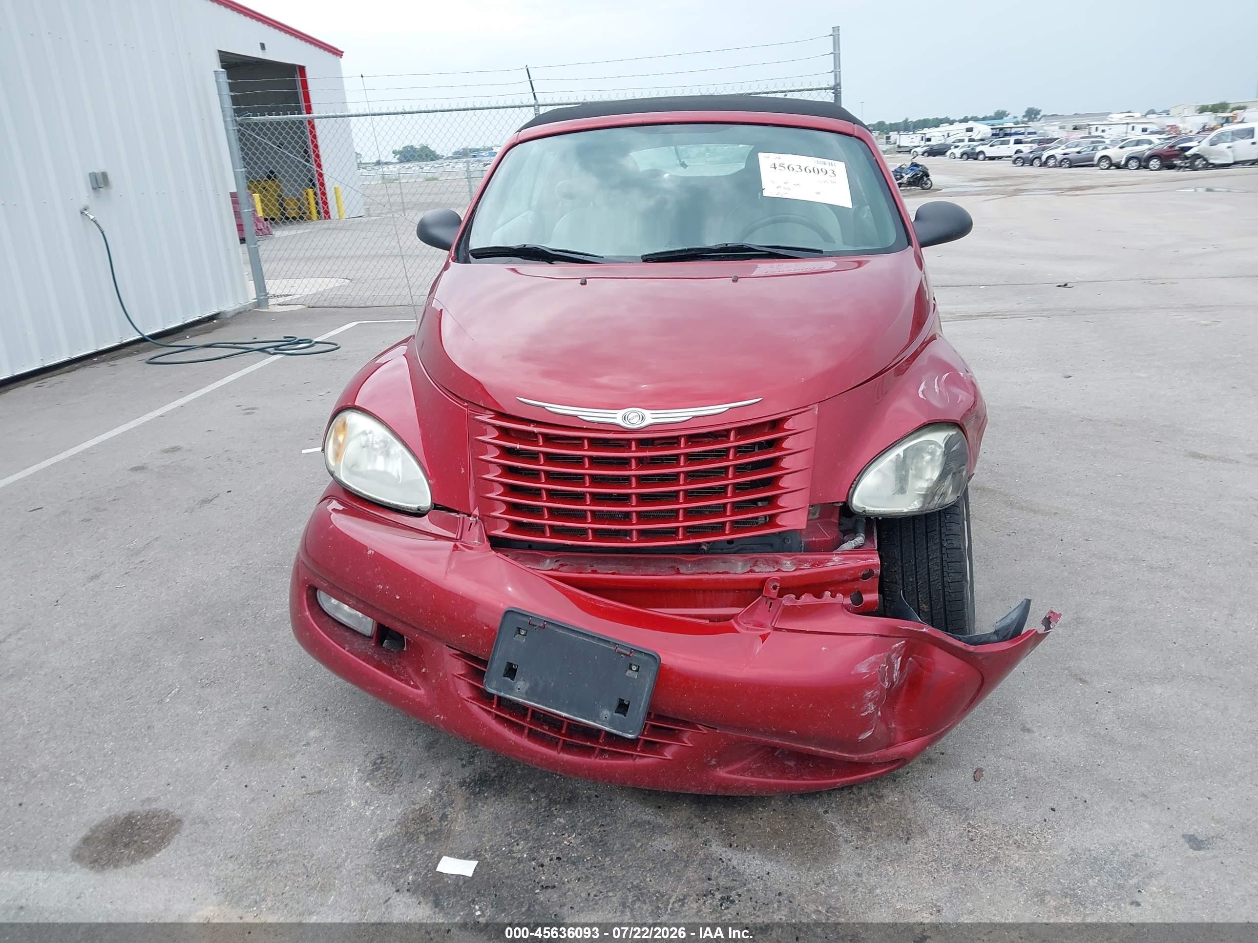 2005 Chrysler Pt Cruiser Touring Красный vin: 3C3AY55E15T604718