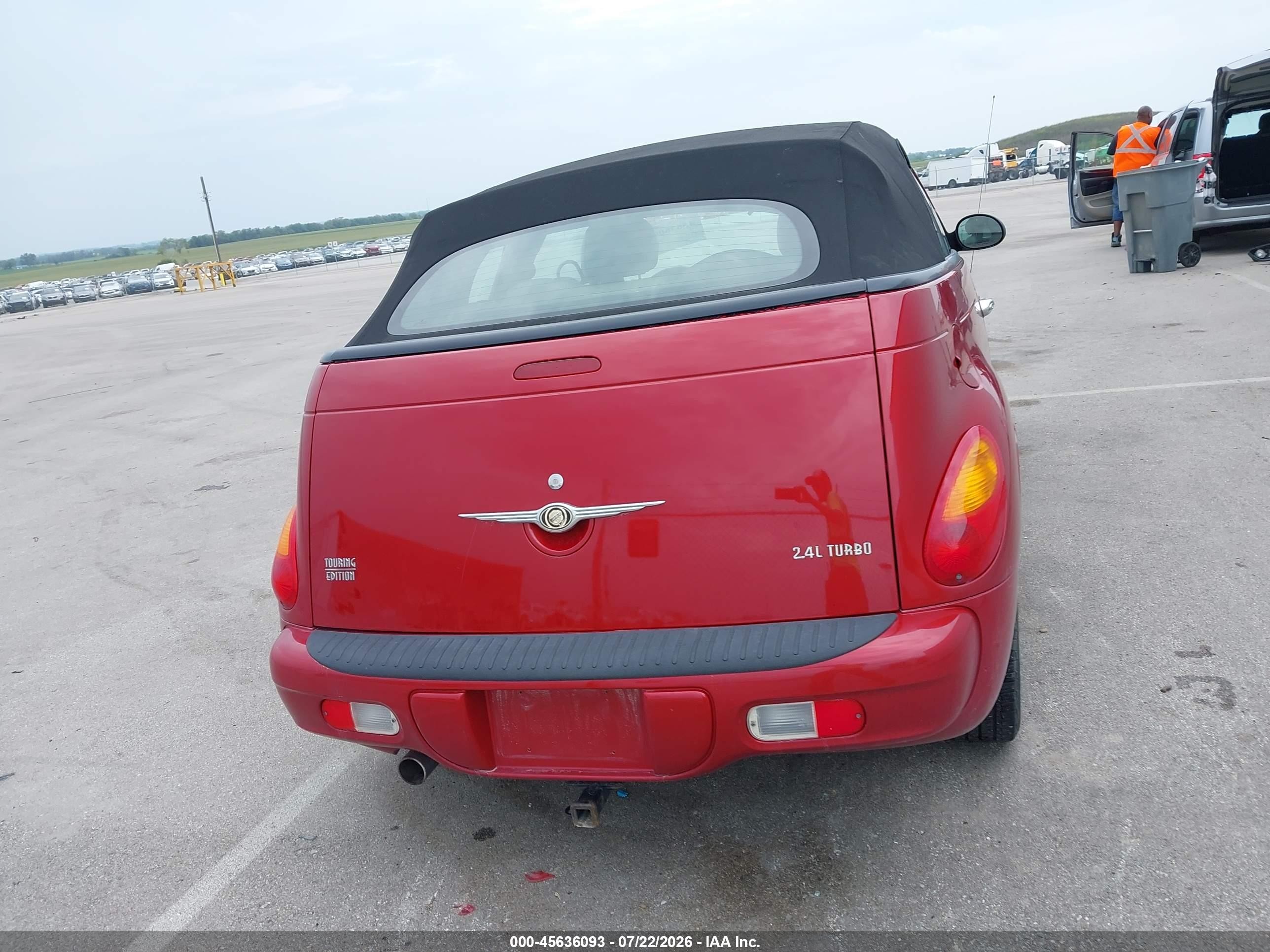 2005 Chrysler Pt Cruiser Touring Красный vin: 3C3AY55E15T604718