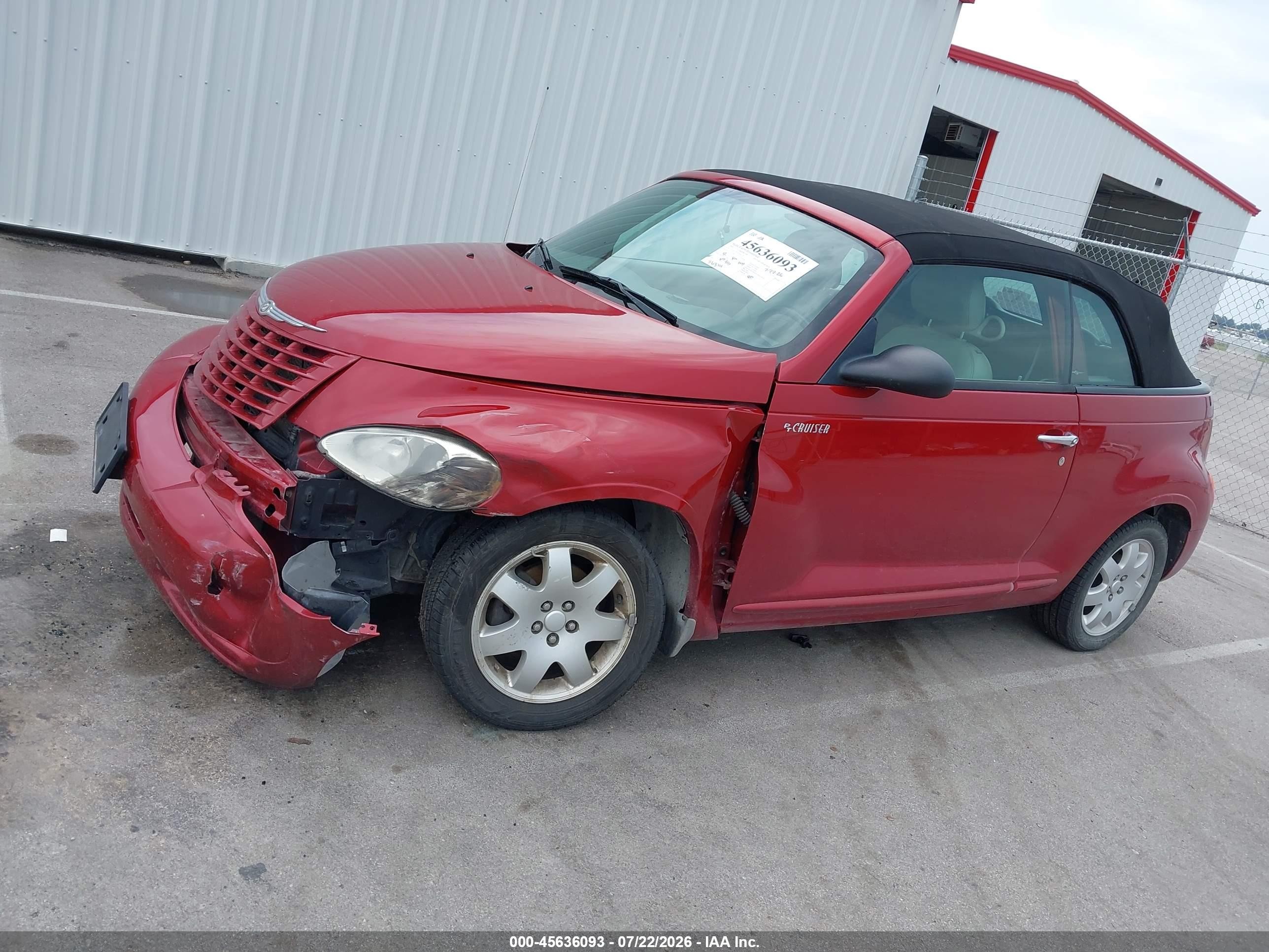 2005 Chrysler Pt Cruiser Touring Красный vin: 3C3AY55E15T604718
