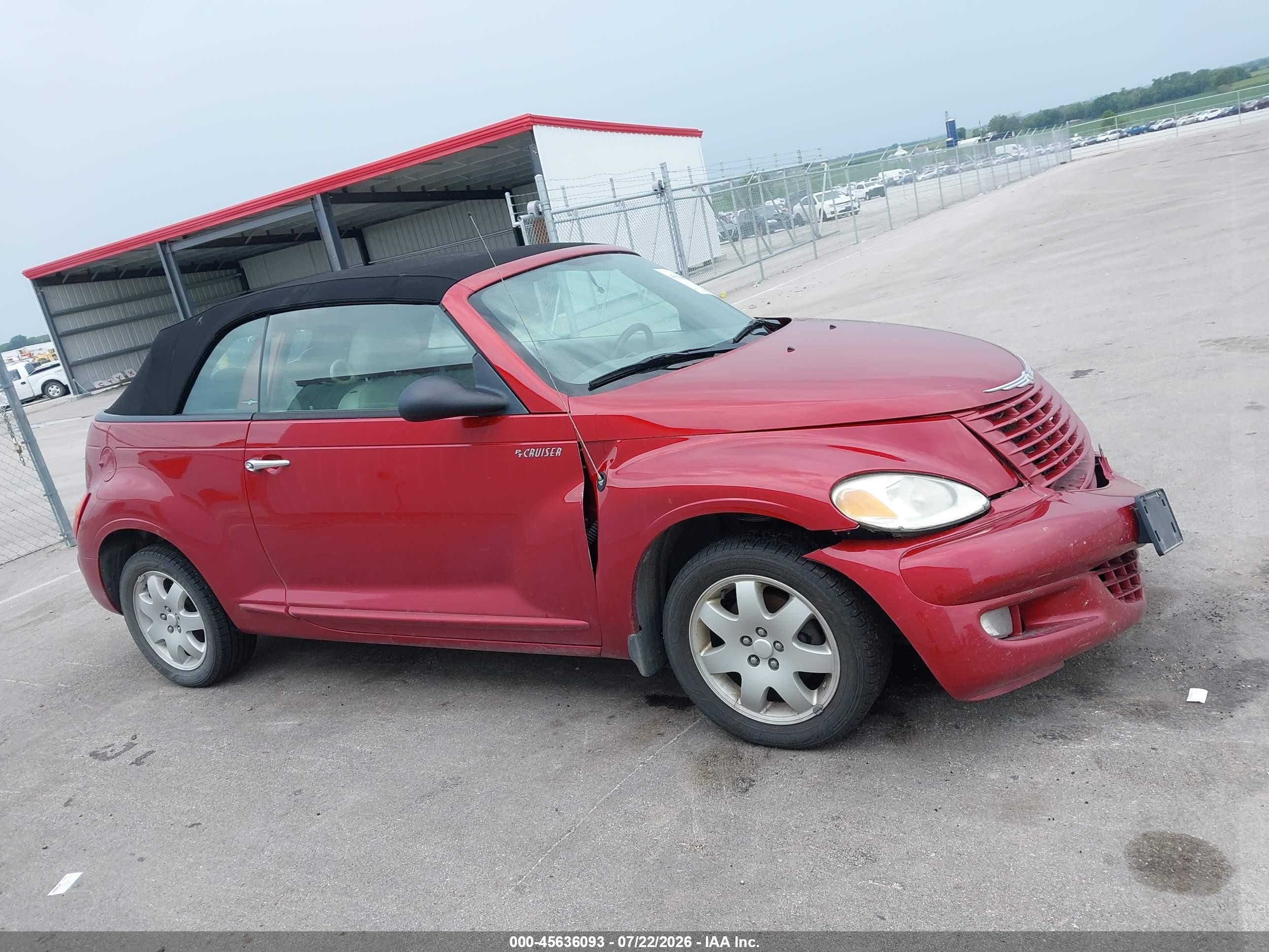 2005 Chrysler Pt Cruiser Touring Красный vin: 3C3AY55E15T604718