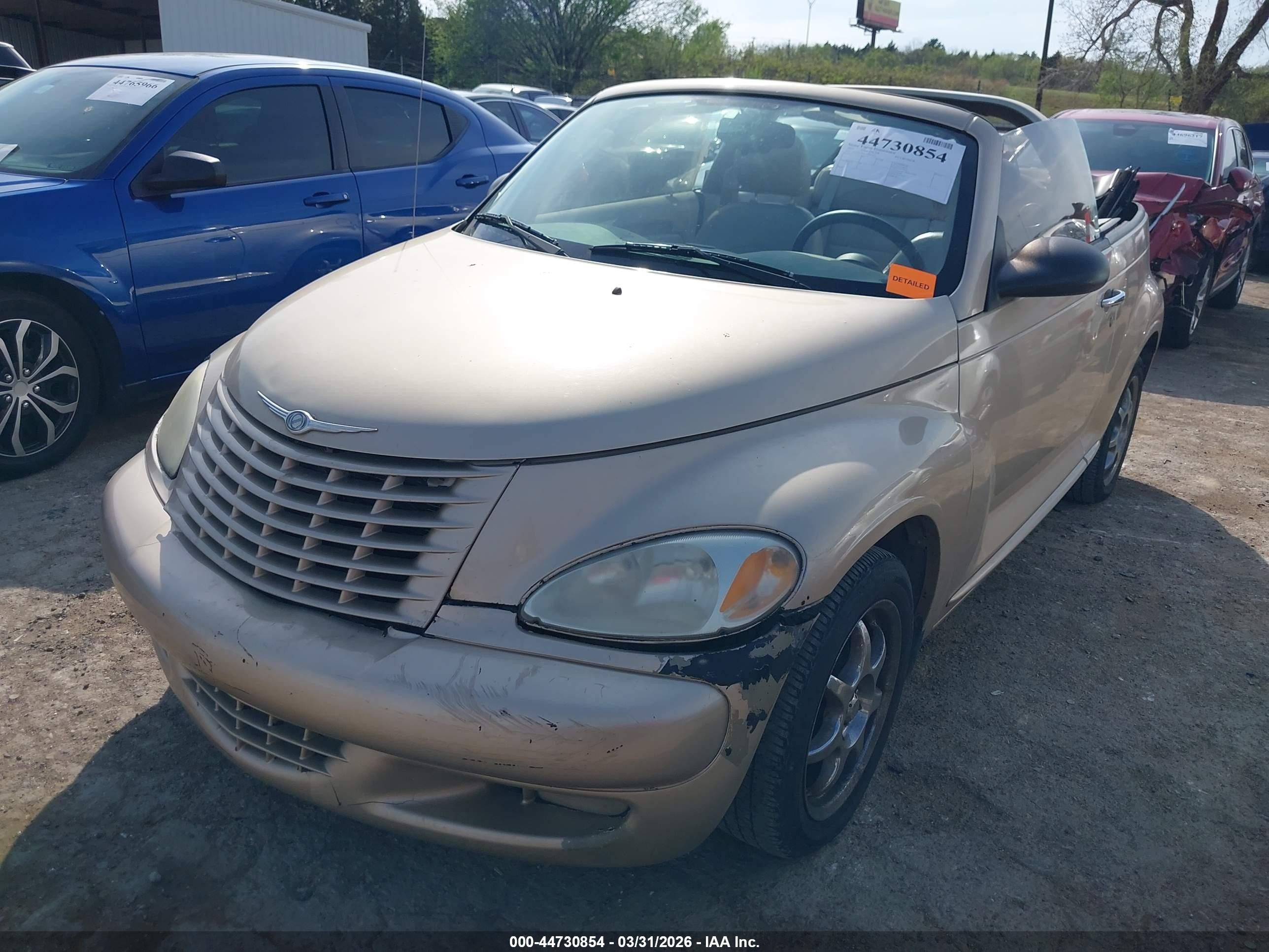 2005 Chrysler Pt Cruiser Touring Beige vin: 3C3AY55E55T593691