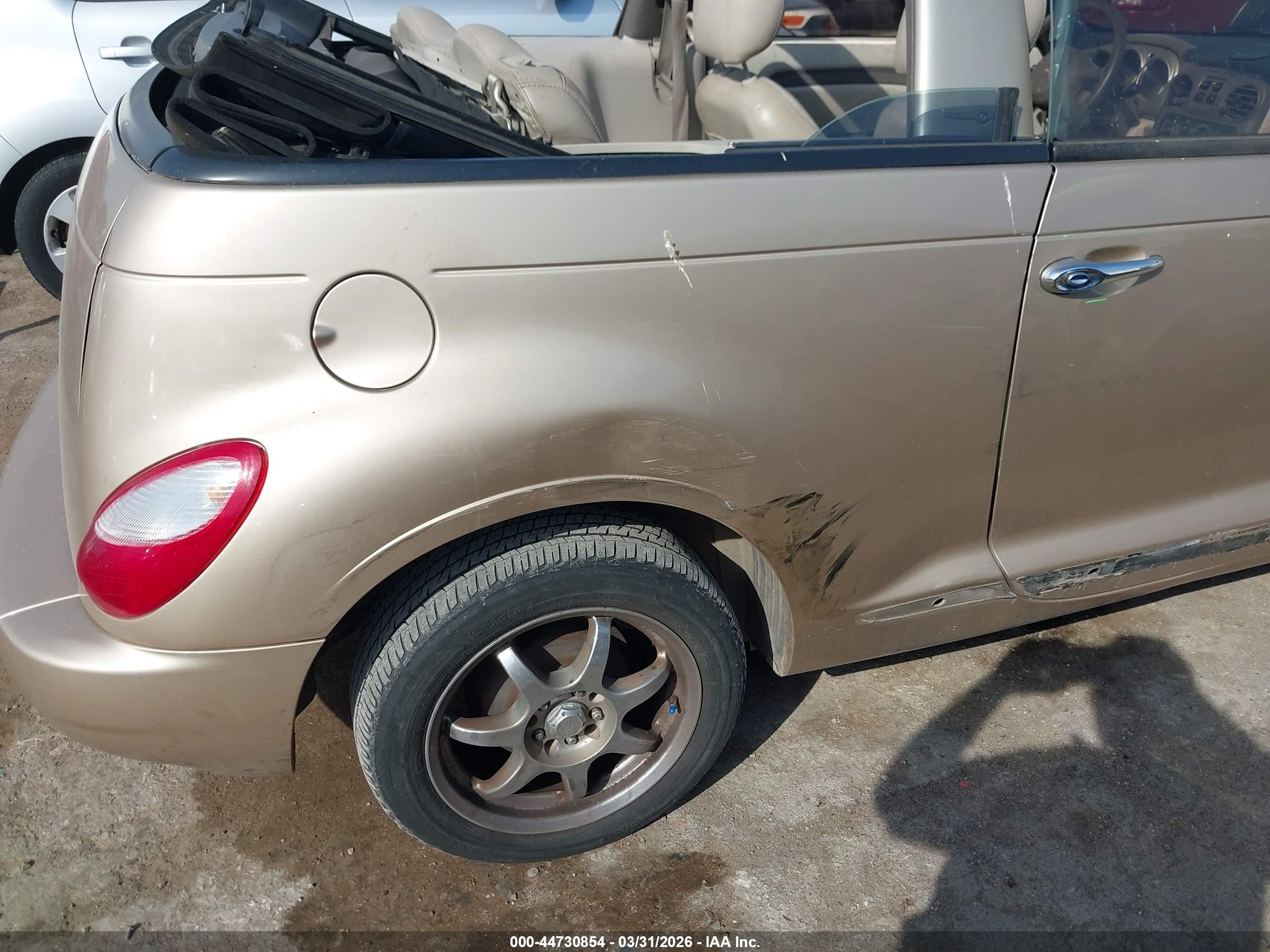 2005 Chrysler Pt Cruiser Touring Beige vin: 3C3AY55E55T593691