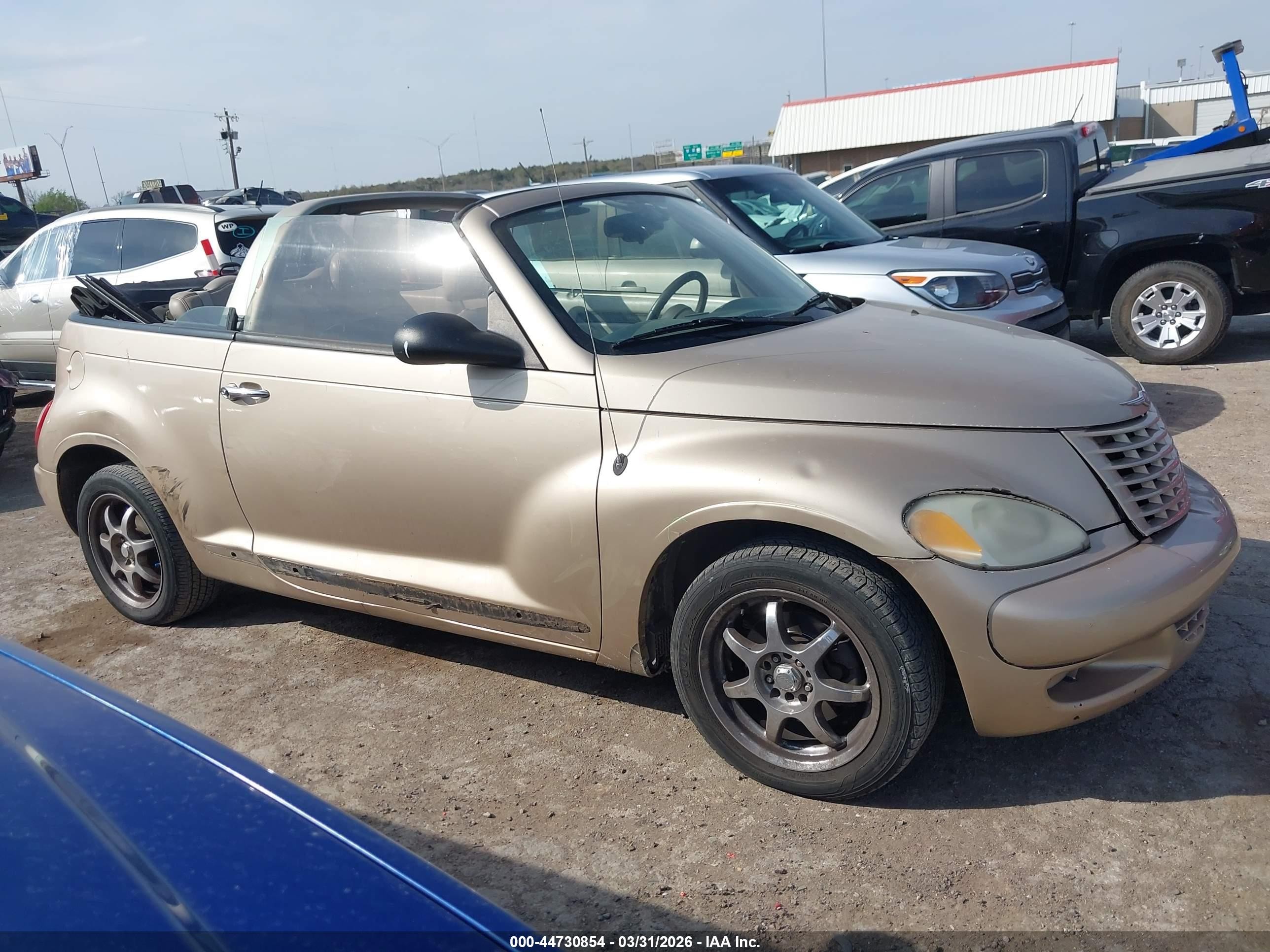 2005 Chrysler Pt Cruiser Touring Beige vin: 3C3AY55E55T593691