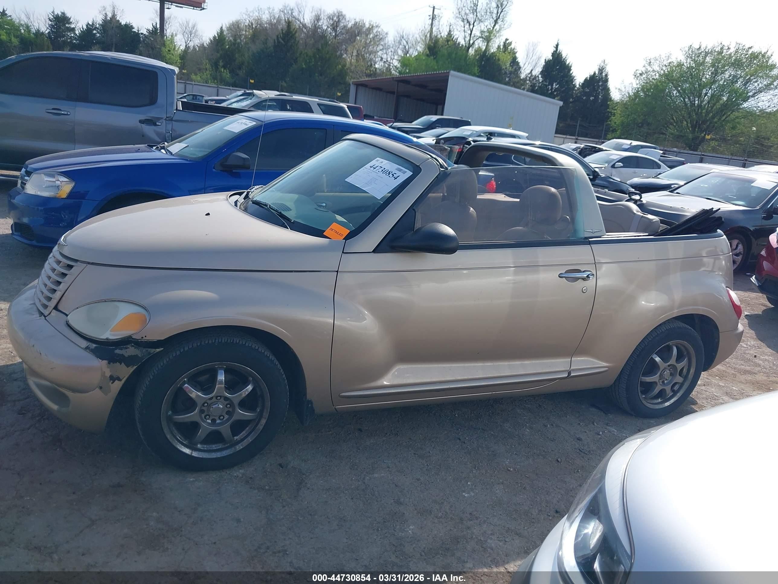 2005 Chrysler Pt Cruiser Touring Beige vin: 3C3AY55E55T593691