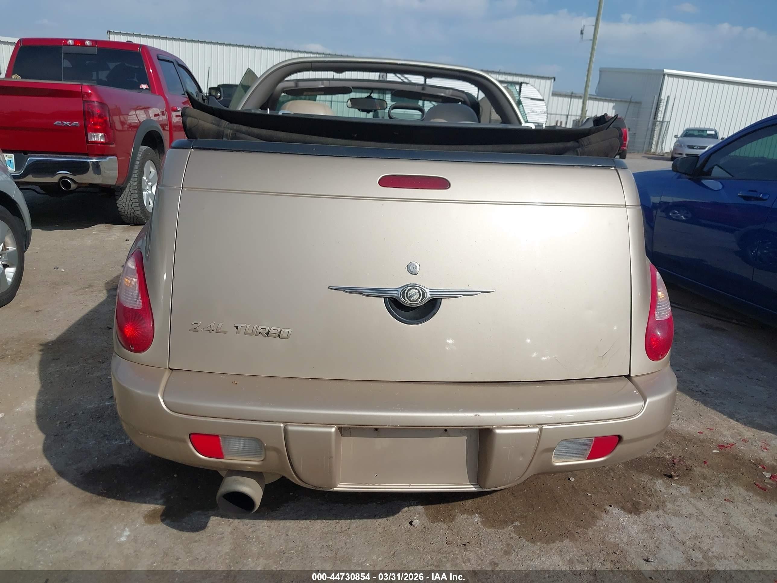 2005 Chrysler Pt Cruiser Touring Beige vin: 3C3AY55E55T593691