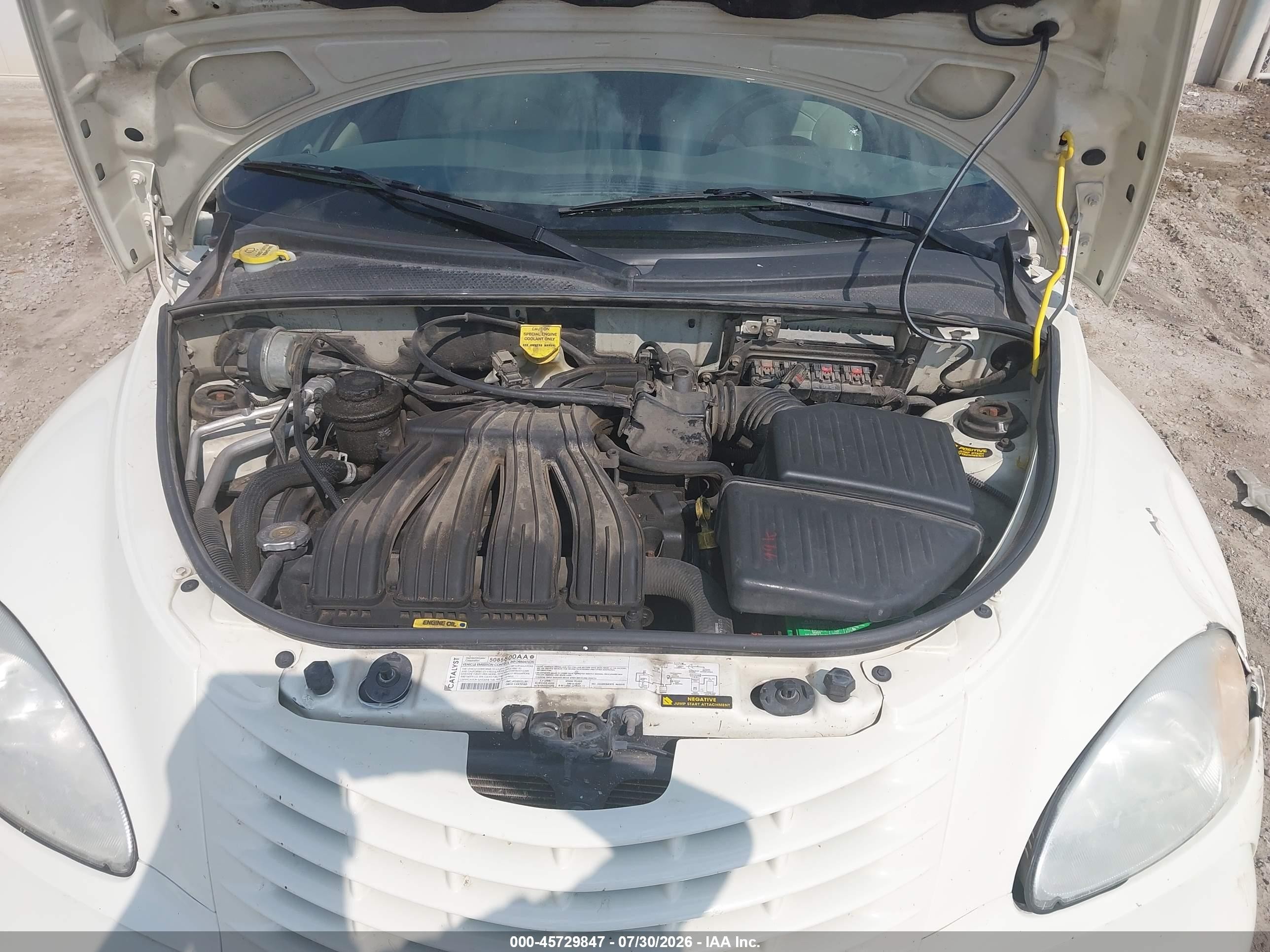 2005 Chrysler Pt Cruiser Touring White vin: 3C3AY55X95T527632