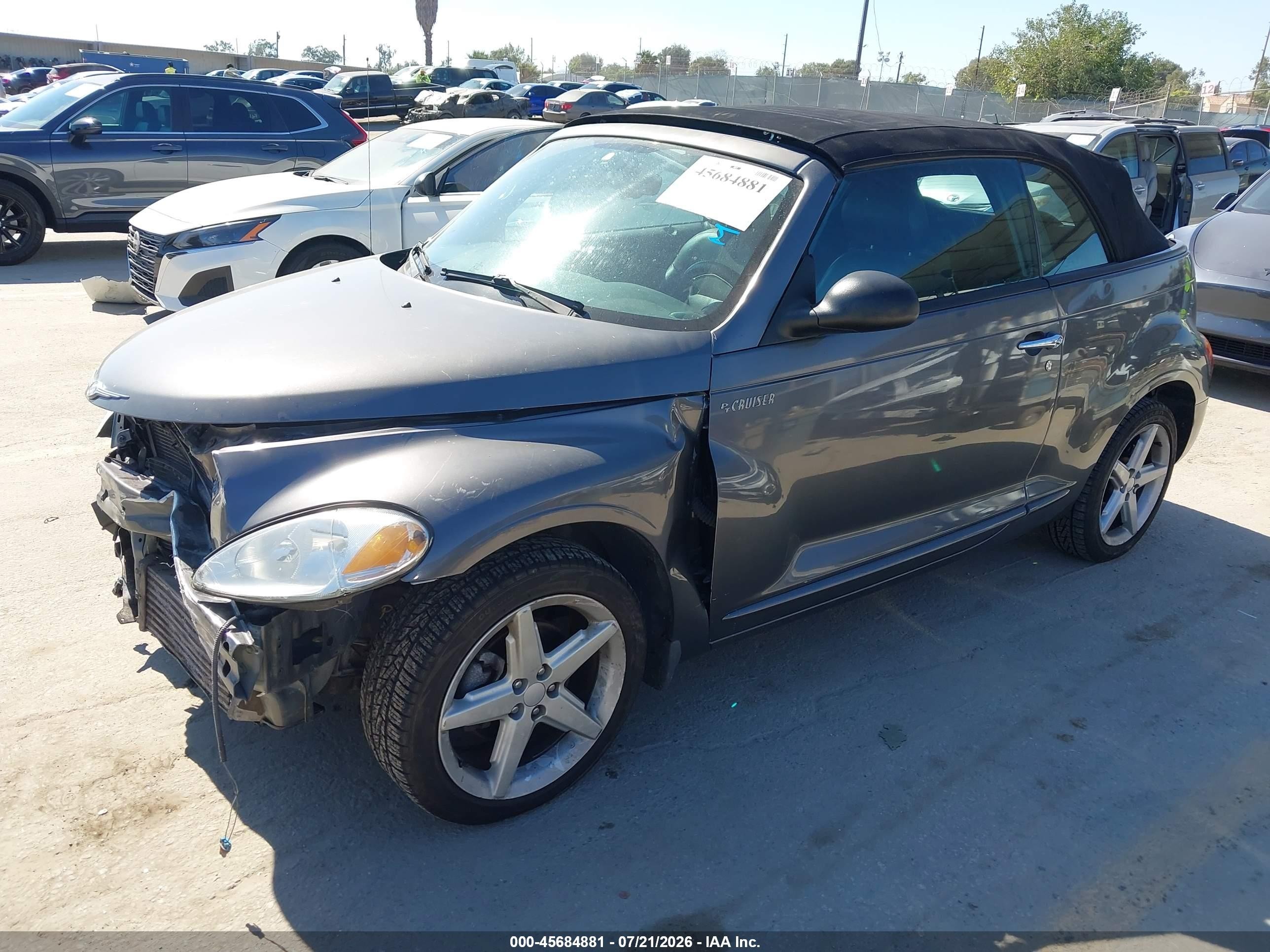 2005 Chrysler Pt Cruiser Gt Gray vin: 3C3AY75S05T363364