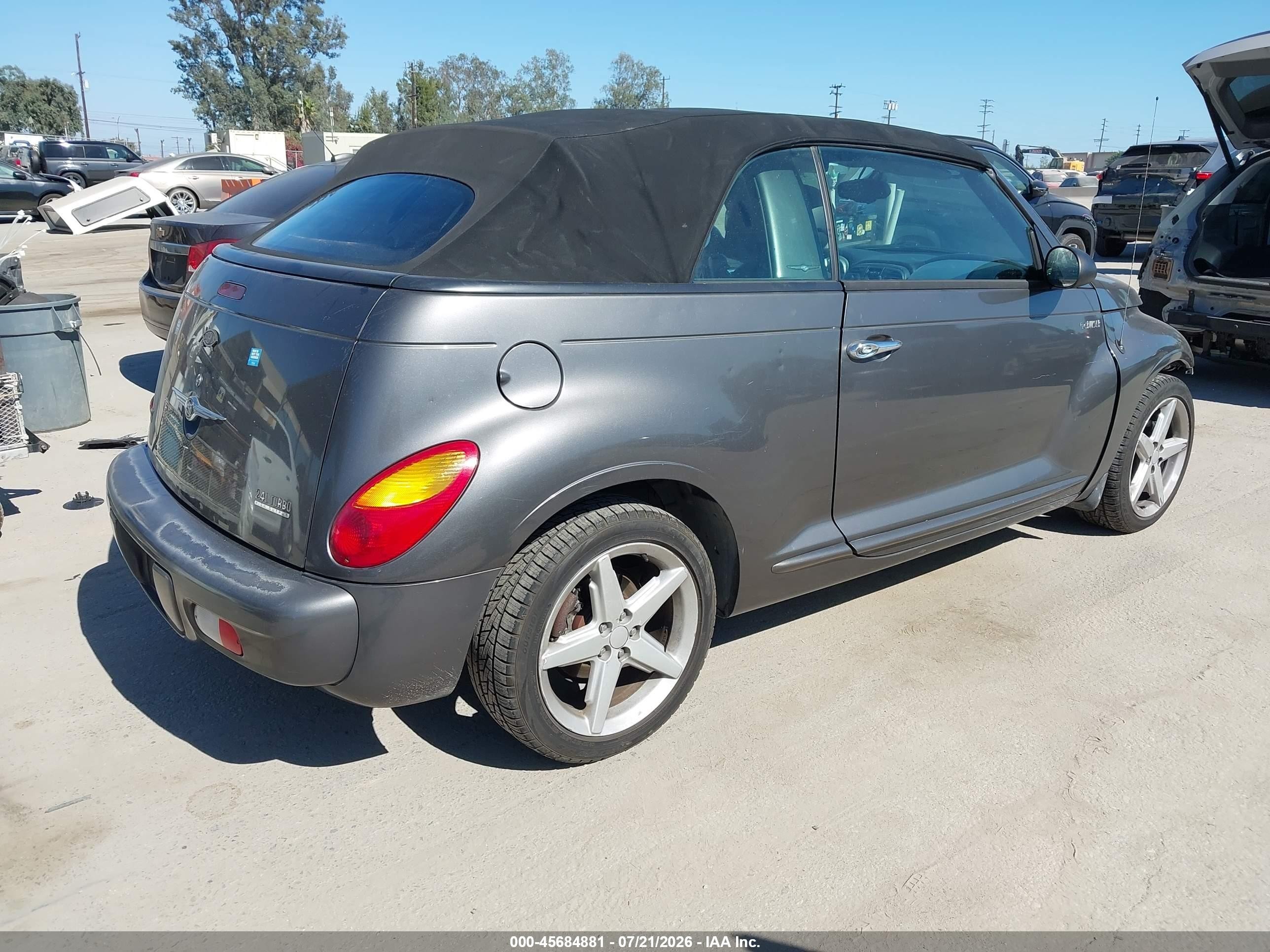 2005 Chrysler Pt Cruiser Gt Gray vin: 3C3AY75S05T363364