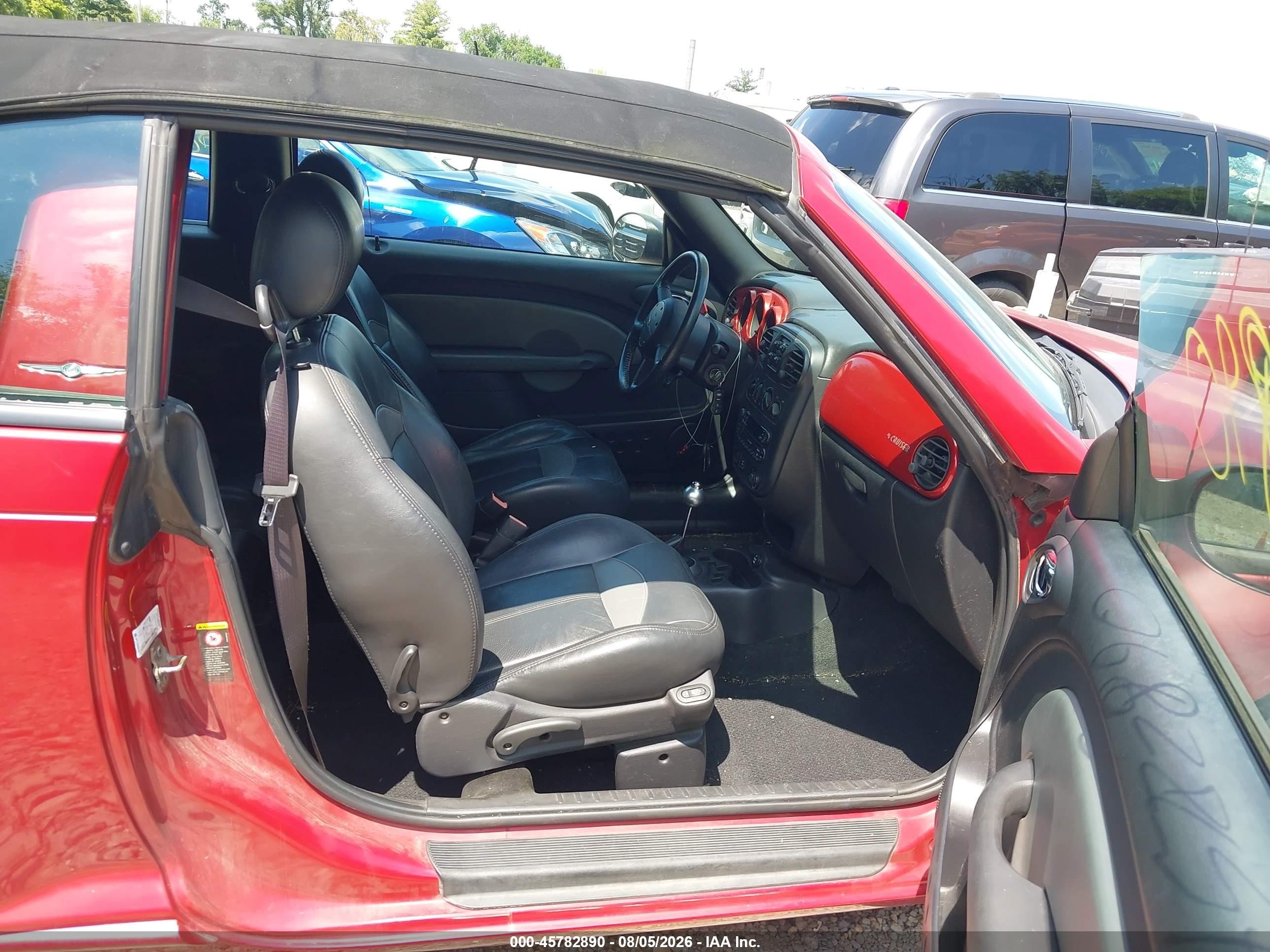 2005 Chrysler Pt Cruiser Gt Red vin: 3C3AY75S15T307420