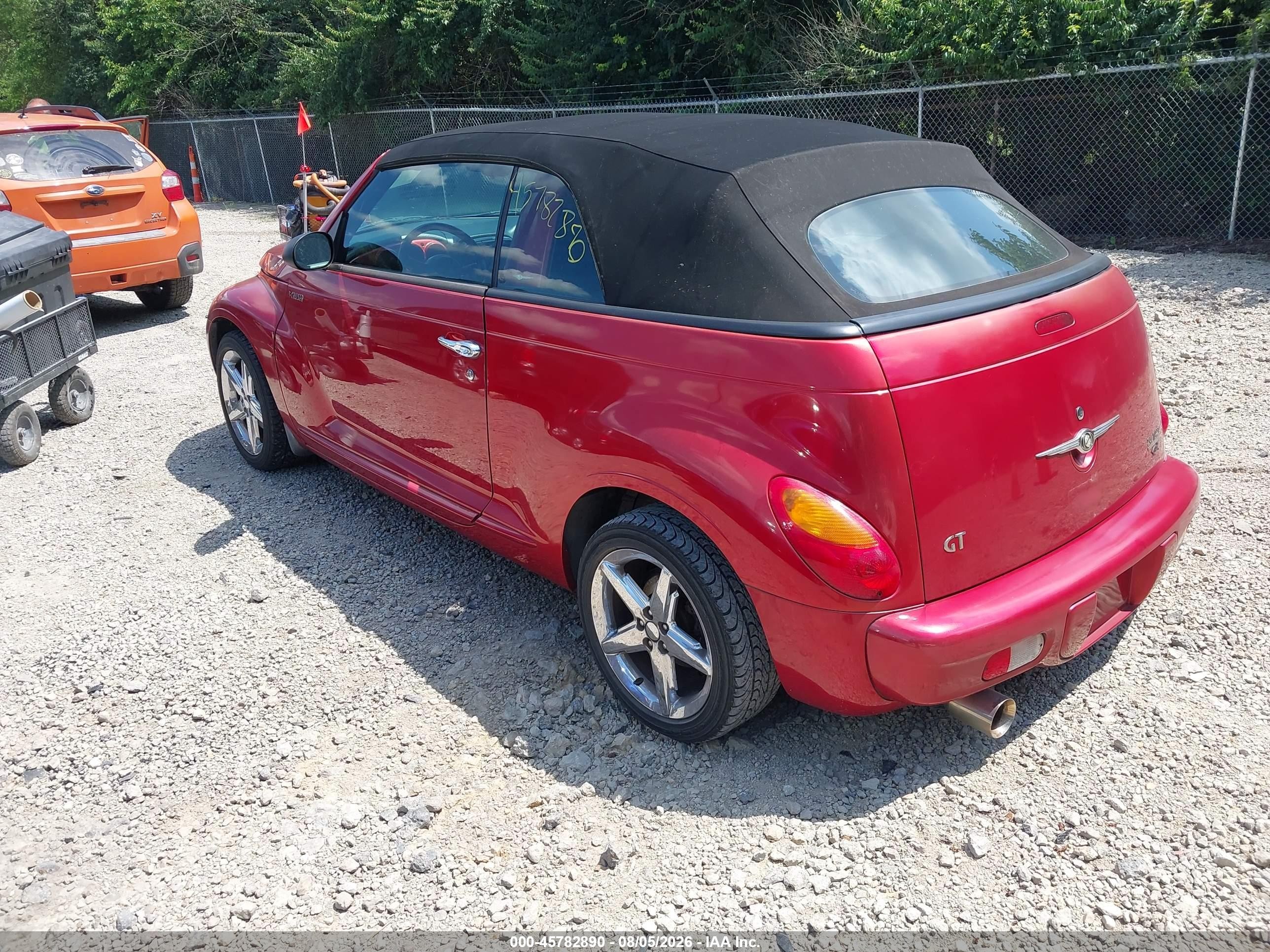 2005 Chrysler Pt Cruiser Gt Red vin: 3C3AY75S15T307420
