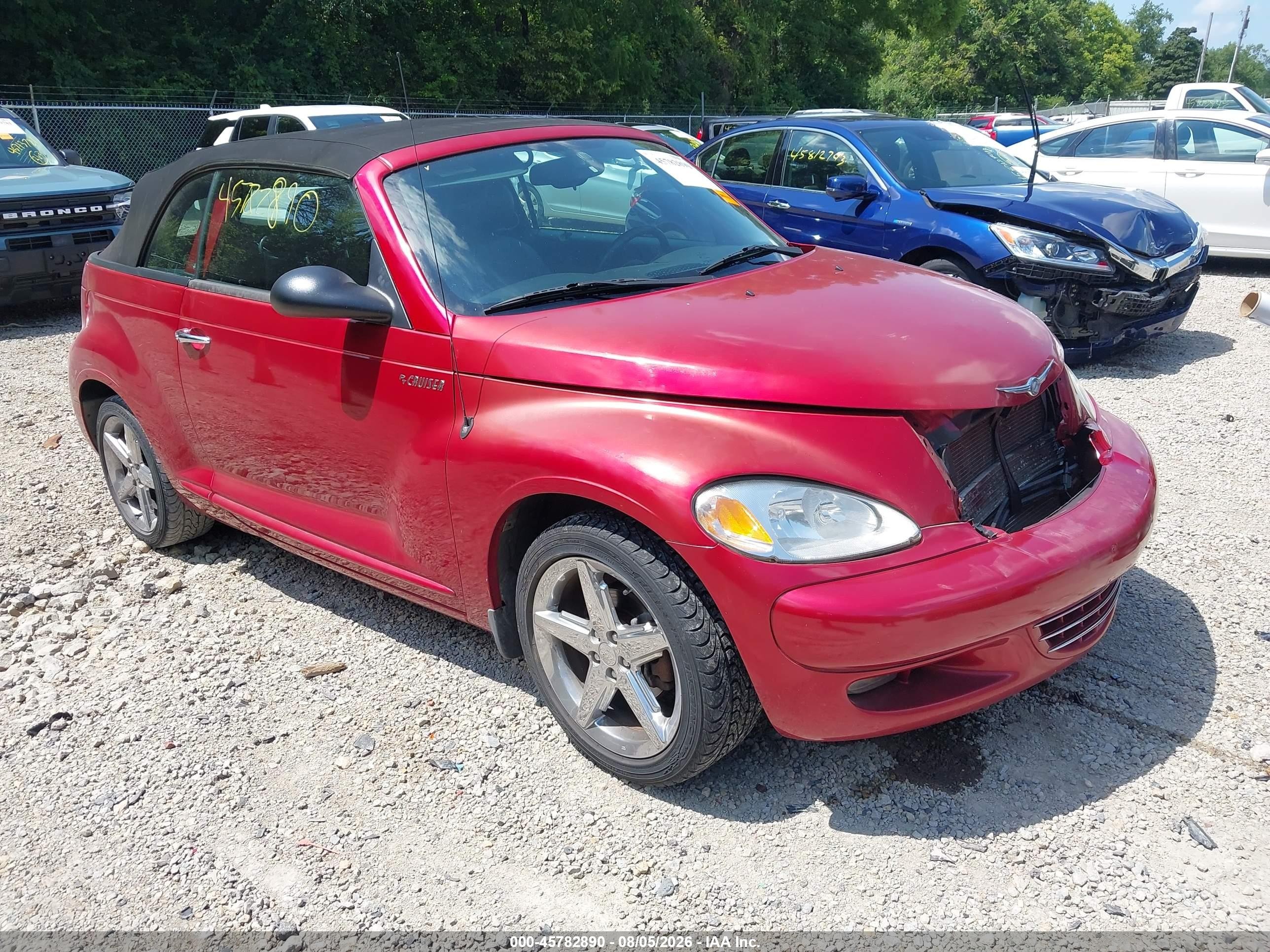 2005 Chrysler Pt Cruiser Gt Red vin: 3C3AY75S15T307420