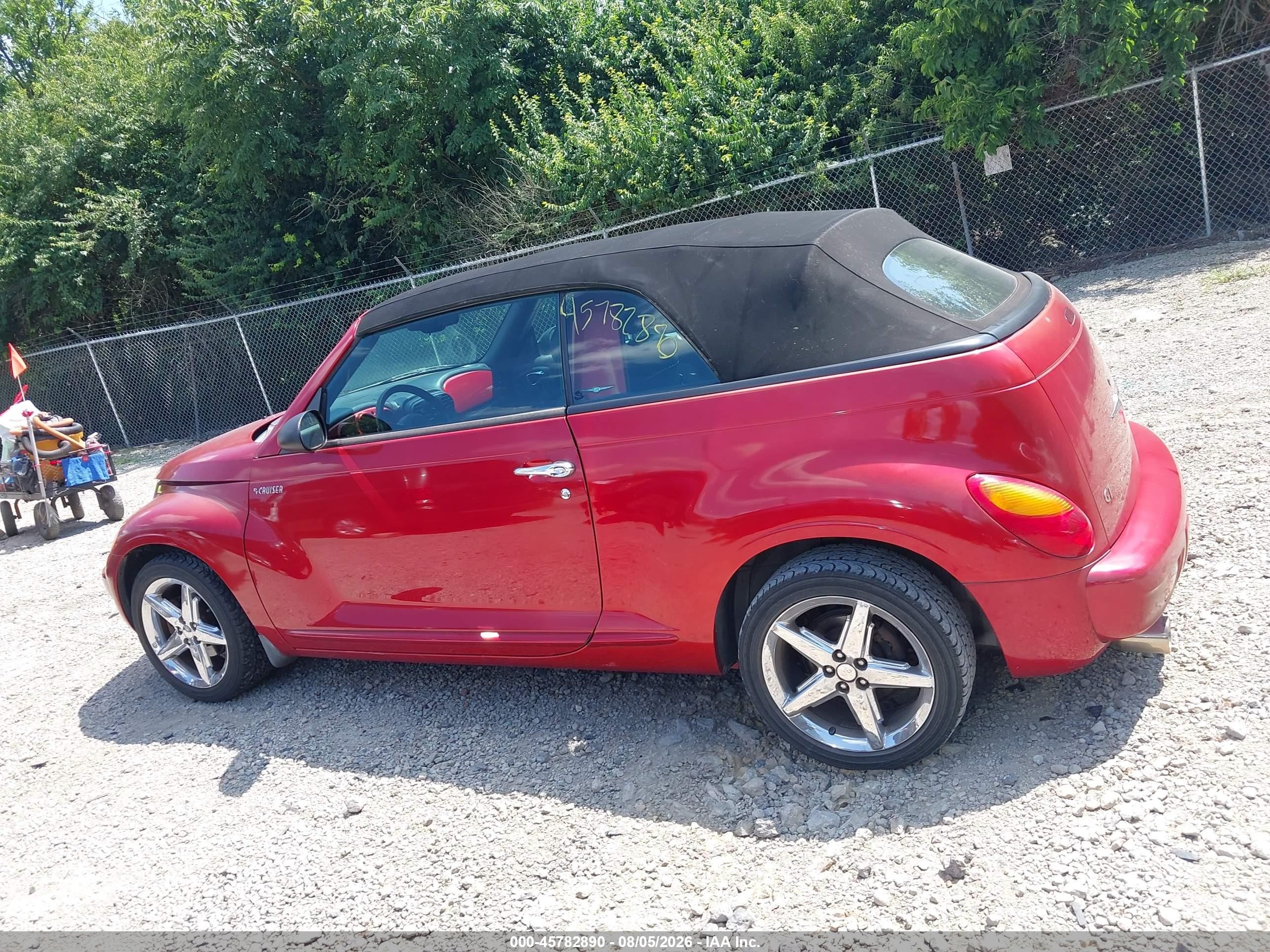 2005 Chrysler Pt Cruiser Gt Red vin: 3C3AY75S15T307420