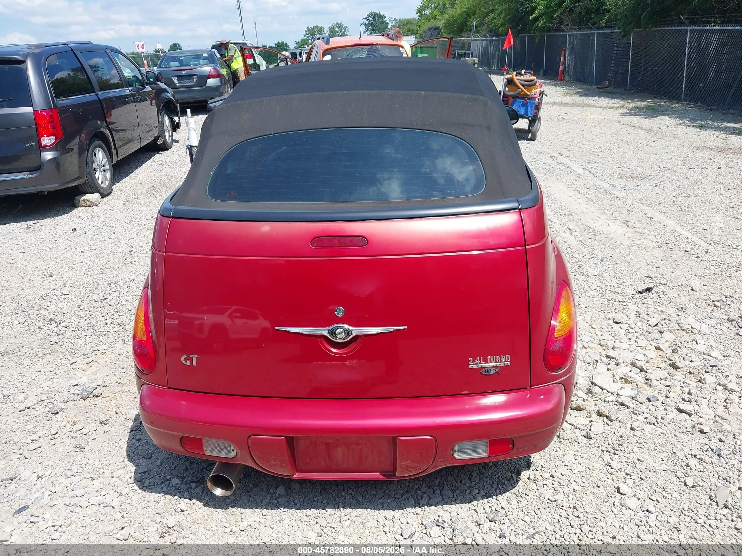 2005 Chrysler Pt Cruiser Gt Red vin: 3C3AY75S15T307420