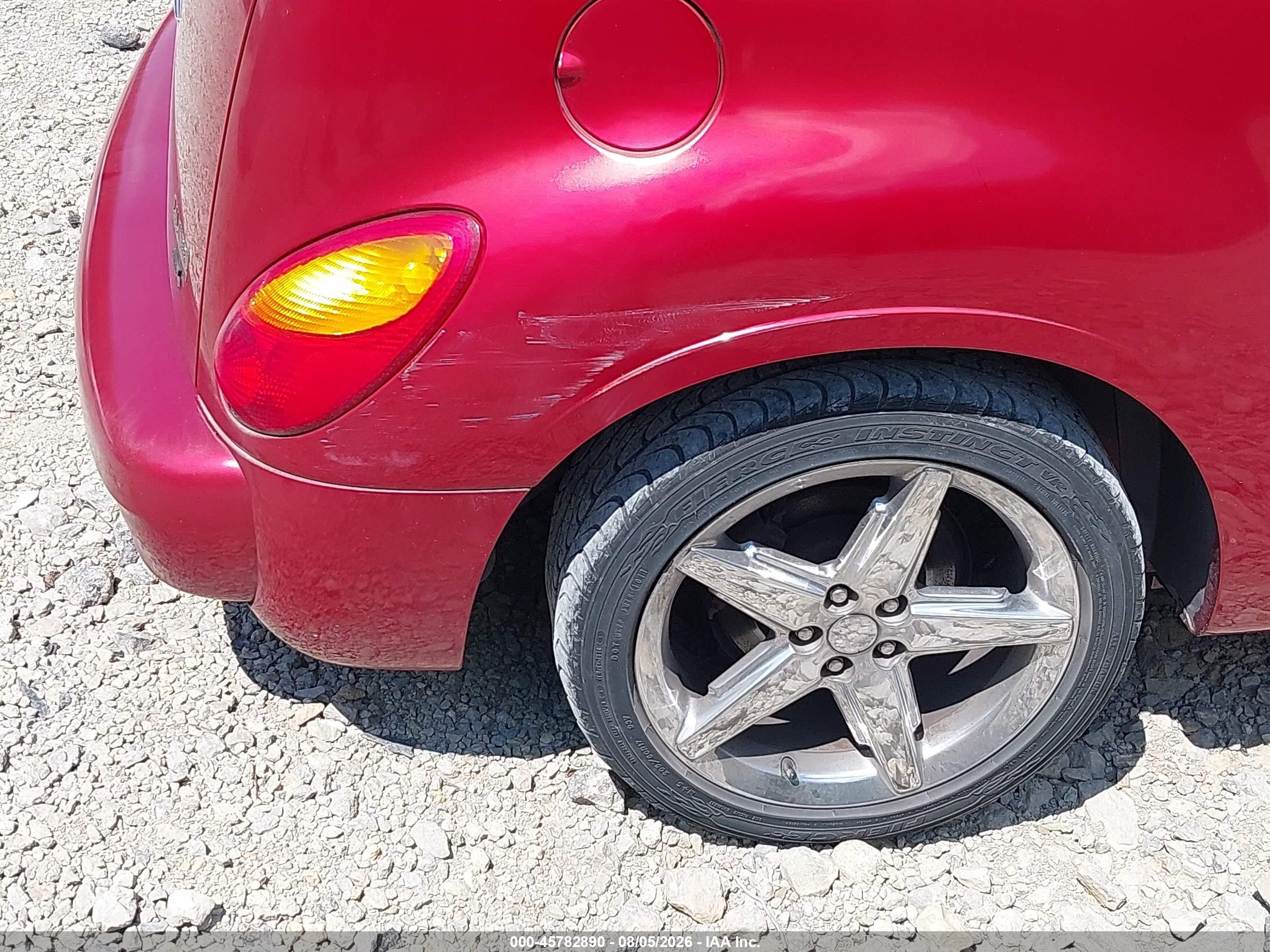 2005 Chrysler Pt Cruiser Gt Red vin: 3C3AY75S15T307420