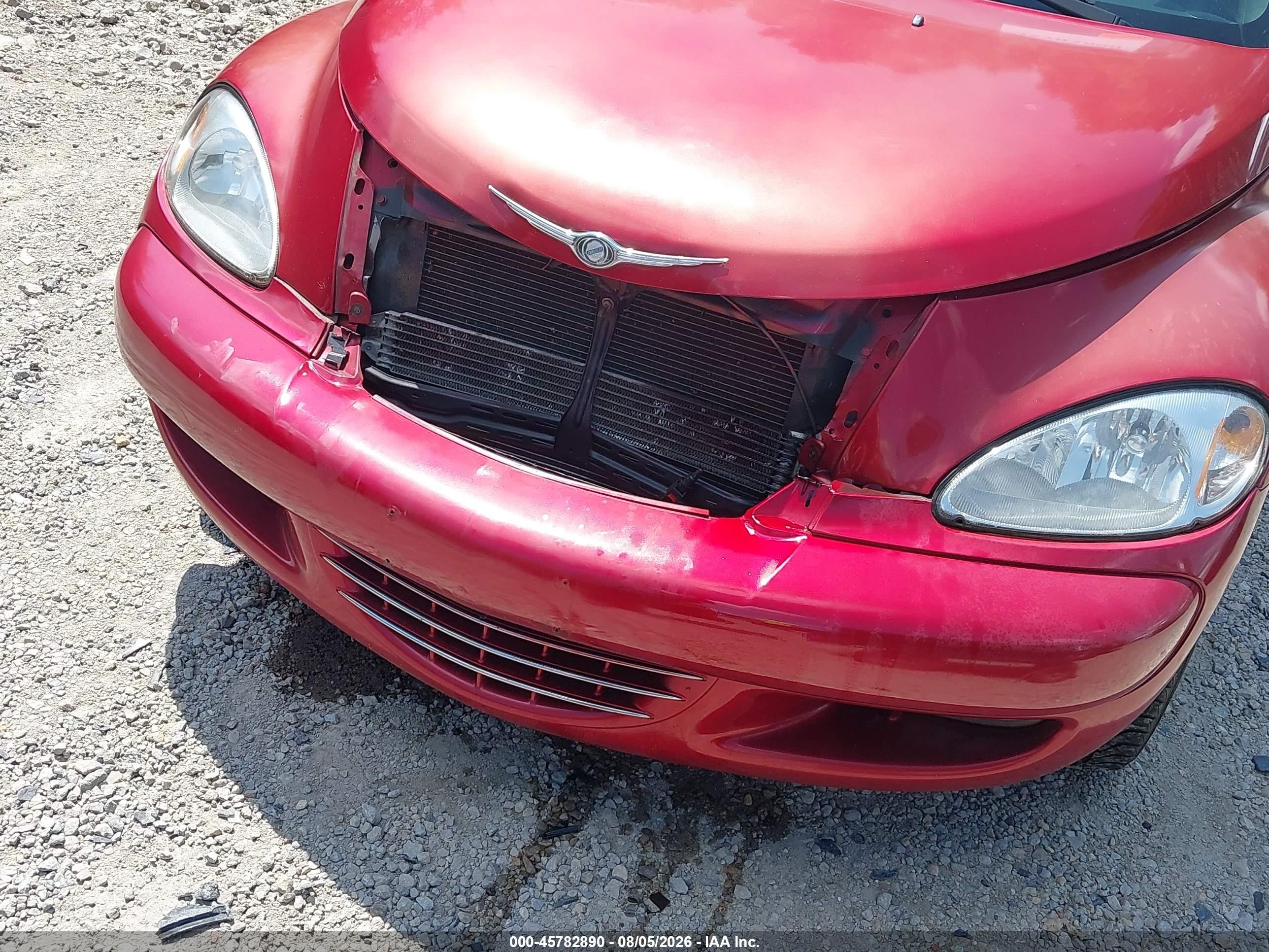 2005 Chrysler Pt Cruiser Gt Red vin: 3C3AY75S15T307420