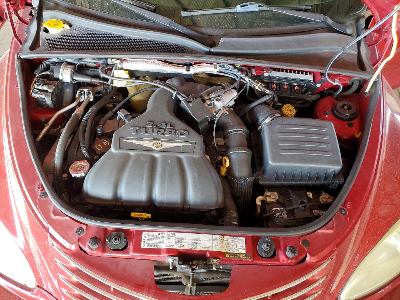 2005 Chrysler Pt Cruiser Gt Red vin: 3C3AY75S35T621098