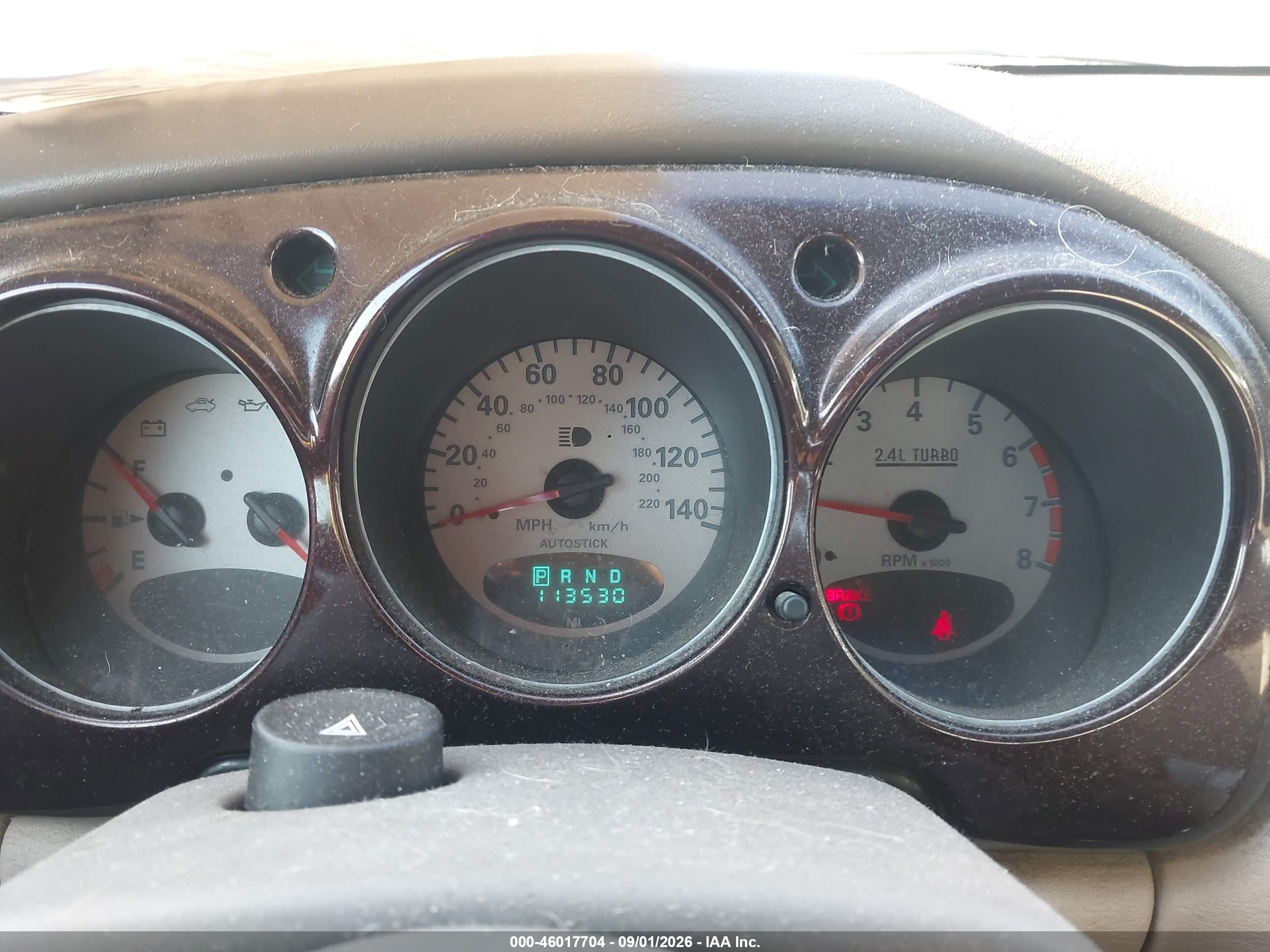 2005 Chrysler Pt Cruiser Gt Purple vin: 3C3AY75S45T701171