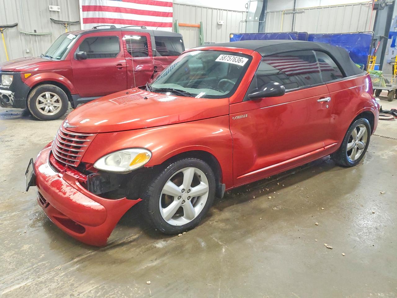 2005 Chrysler Pt Cruiser Gt Maroon vin: 3C3AY75S65T296558