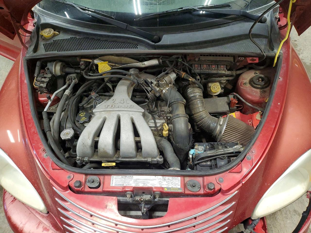 2005 Chrysler Pt Cruiser Gt Maroon vin: 3C3AY75S65T296558