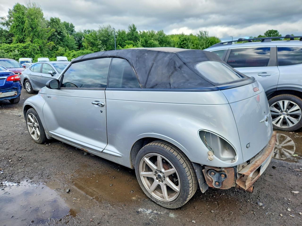 2005 Chrysler Pt Cruiser Gt Silver vin: 3C3AY75S75T338509