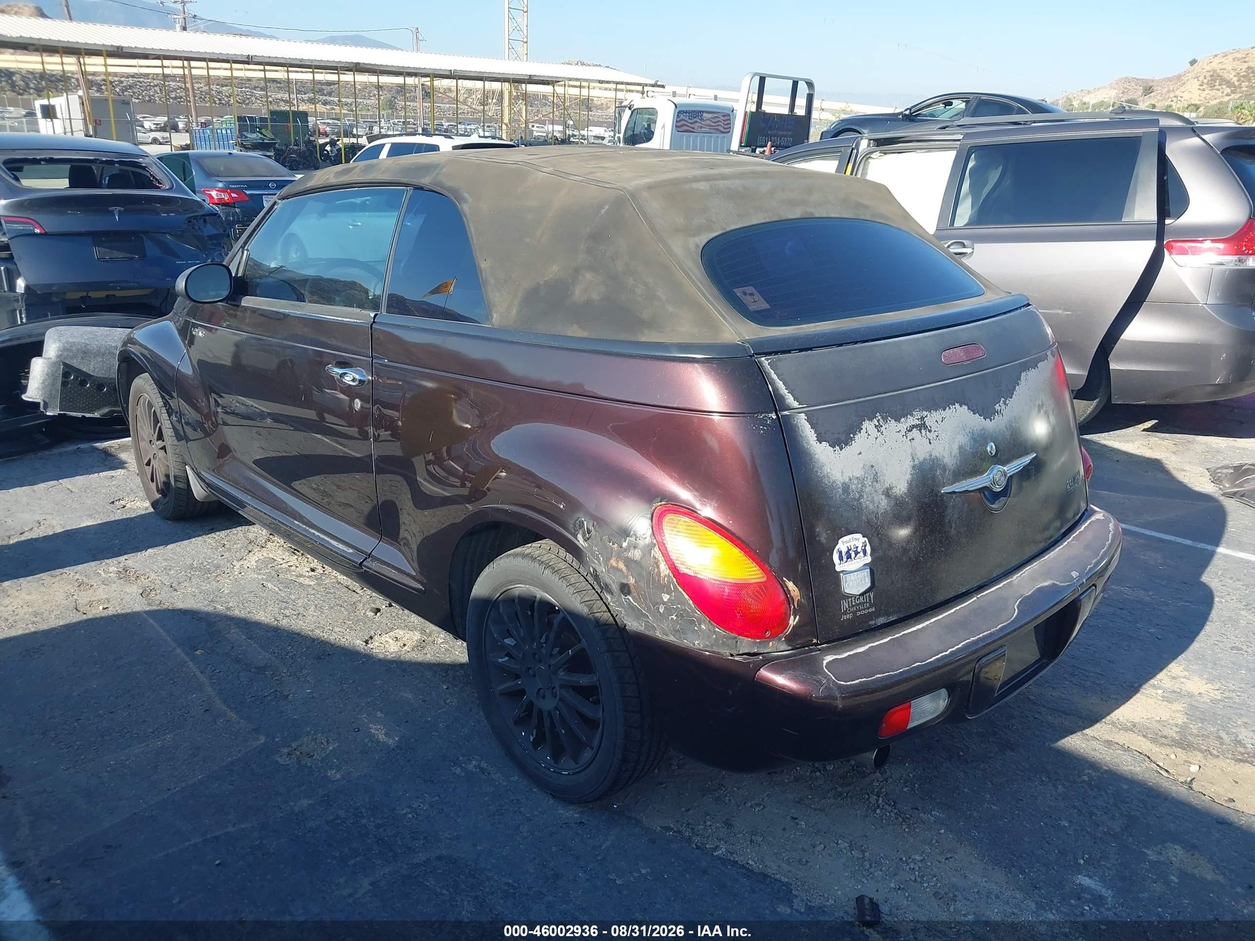 2005 Chrysler Pt Cruiser Gt Burgundy vin: 3C3AY75S75T700970