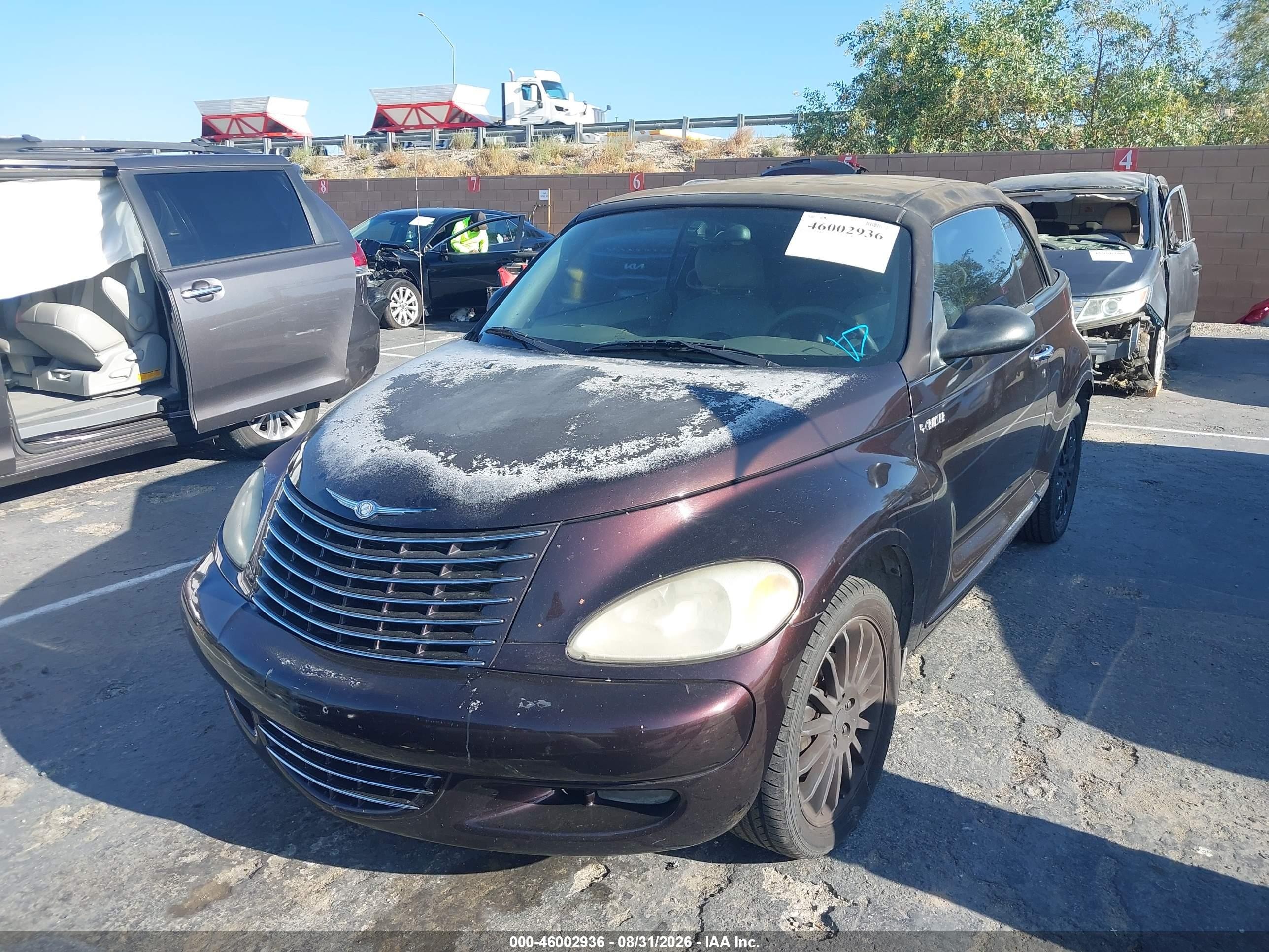 2005 Chrysler Pt Cruiser Gt Burgundy vin: 3C3AY75S75T700970