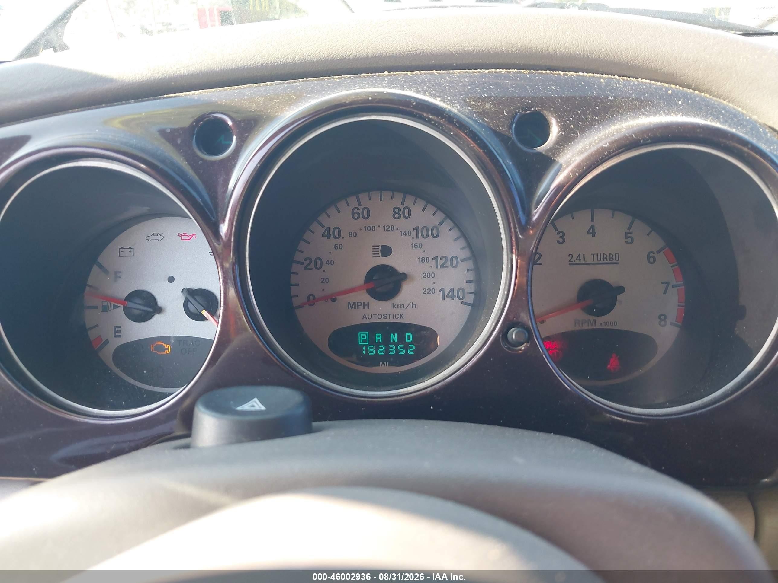 2005 Chrysler Pt Cruiser Gt Burgundy vin: 3C3AY75S75T700970