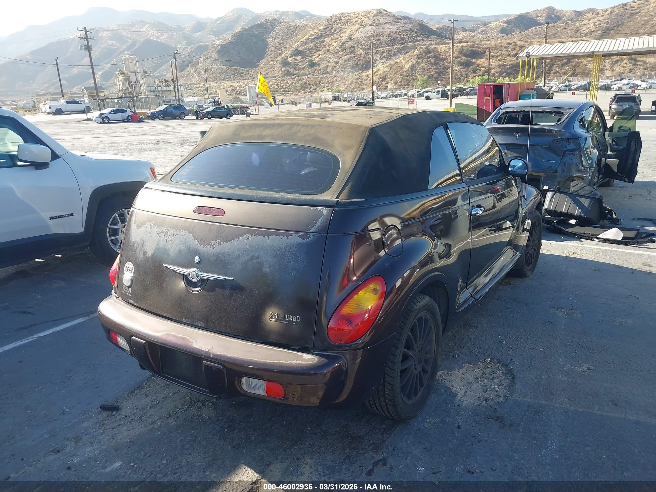 2005 Chrysler Pt Cruiser Gt Burgundy vin: 3C3AY75S75T700970