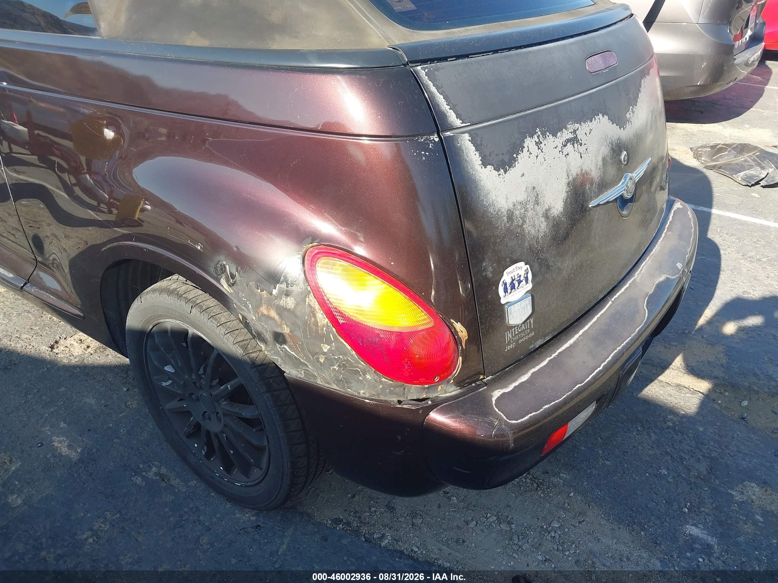2005 Chrysler Pt Cruiser Gt Burgundy vin: 3C3AY75S75T700970