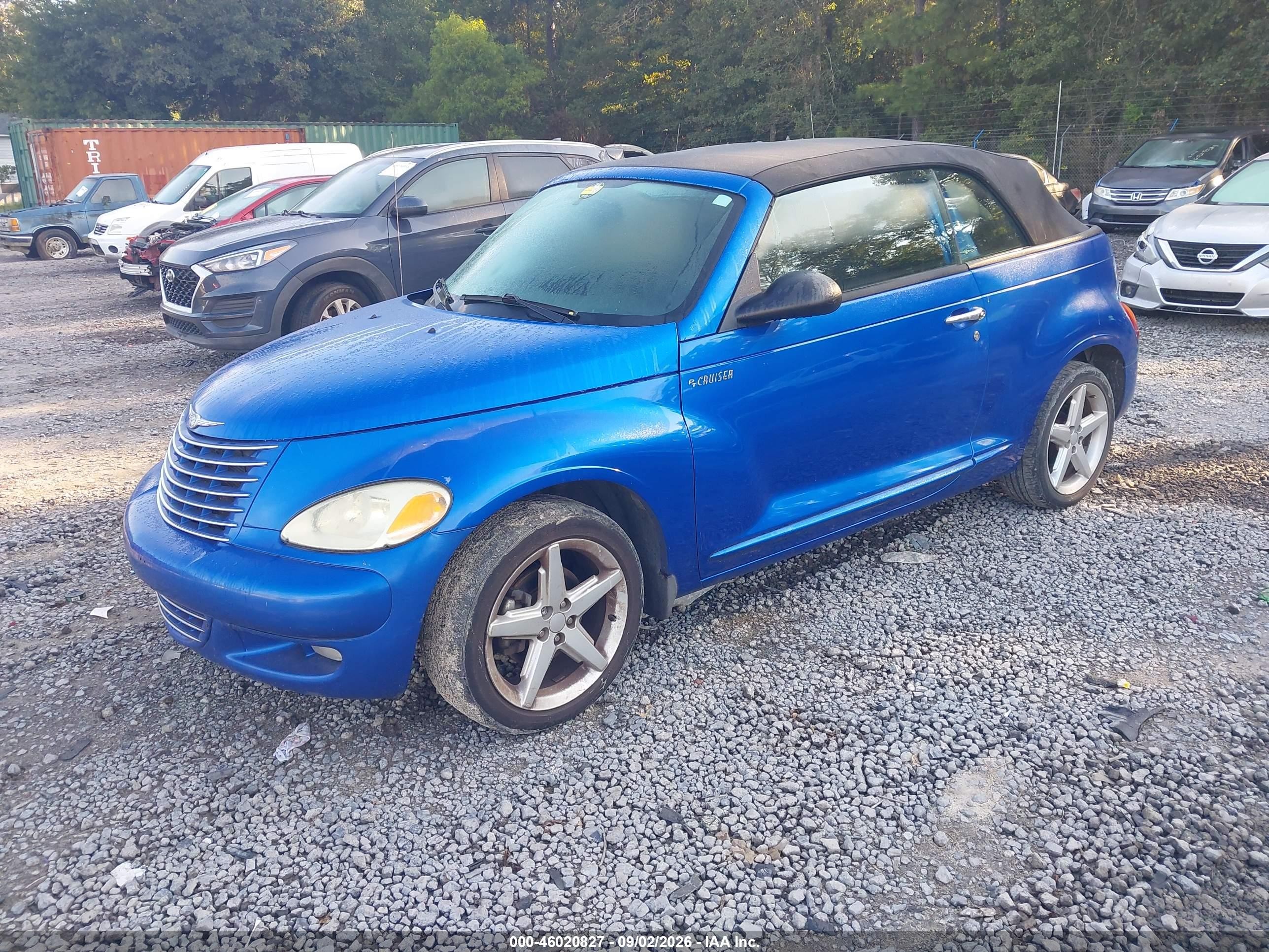 2005 Chrysler Pt Cruiser Gt Blue vin: 3C3AY75S85T289742