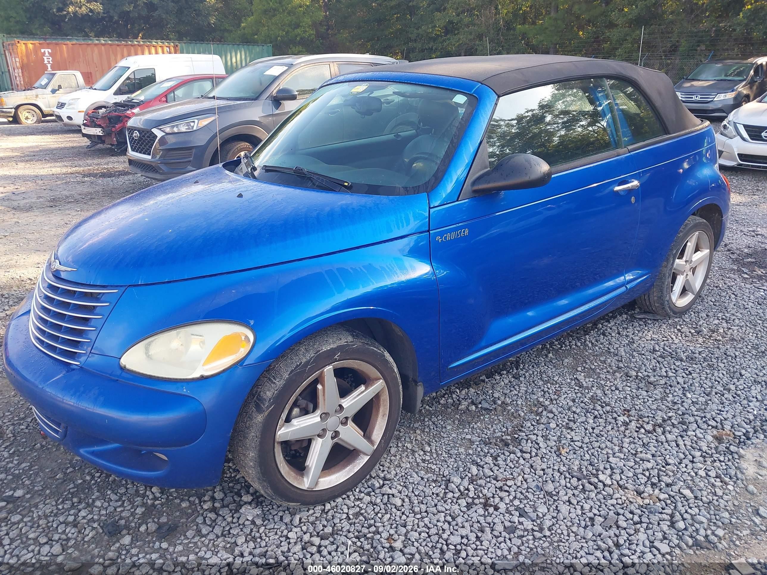 2005 Chrysler Pt Cruiser Gt Blue vin: 3C3AY75S85T289742