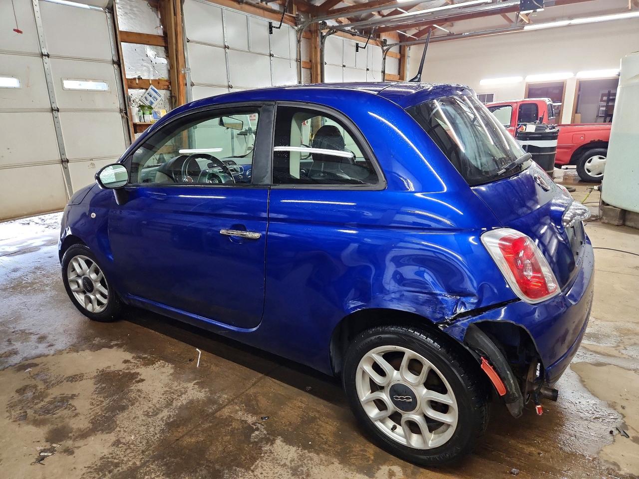 2012 Fiat 500 Pop Blue vin: 3C3CFFAR0CT119237