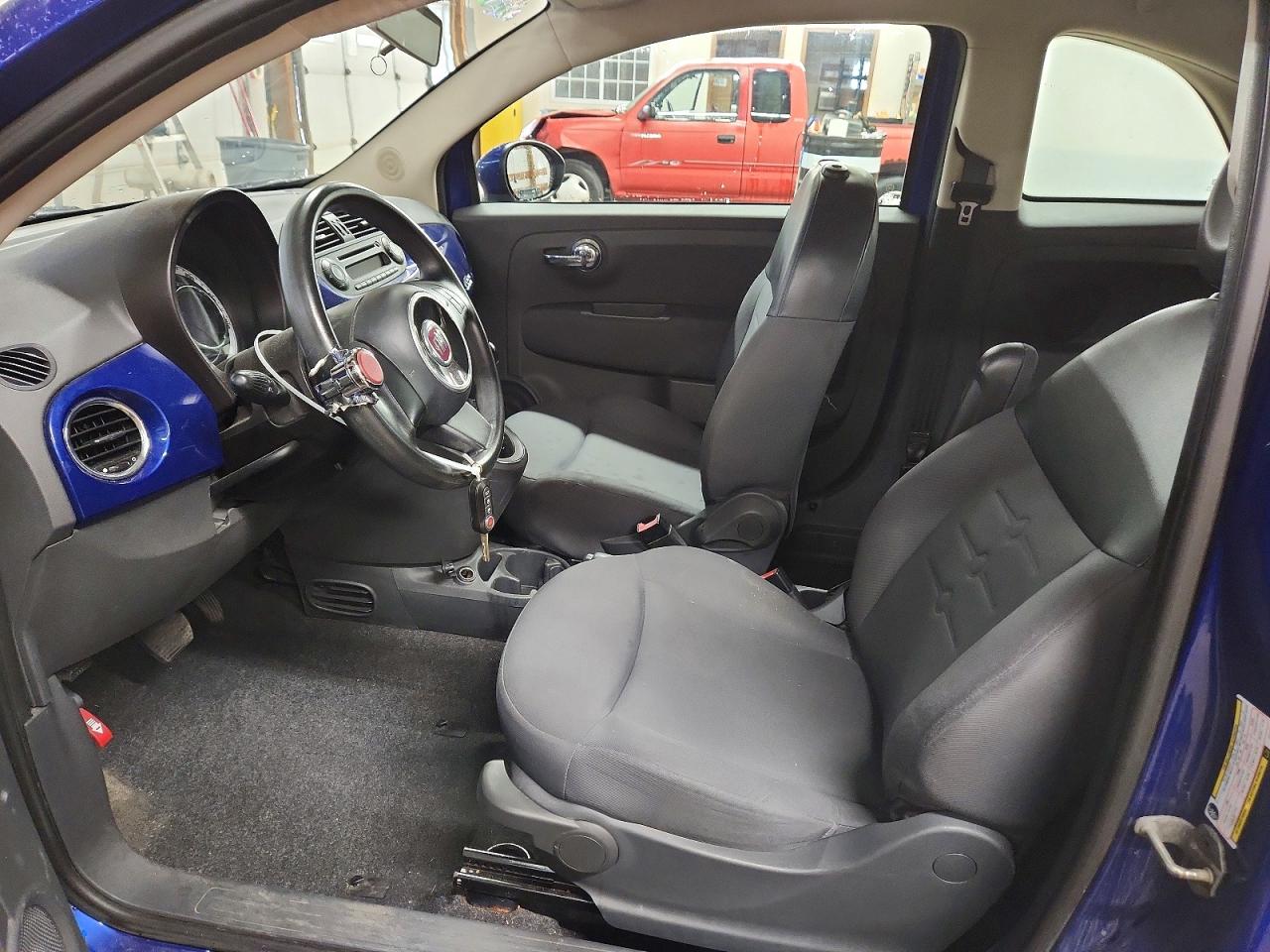 2012 Fiat 500 Pop Blue vin: 3C3CFFAR0CT119237