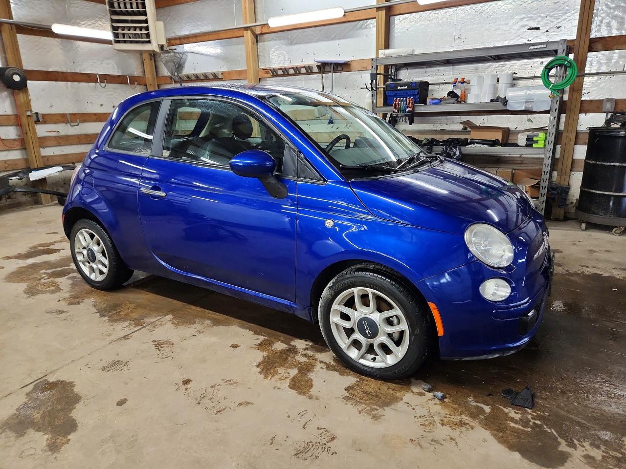 2012 Fiat 500 Pop Blue vin: 3C3CFFAR0CT119237