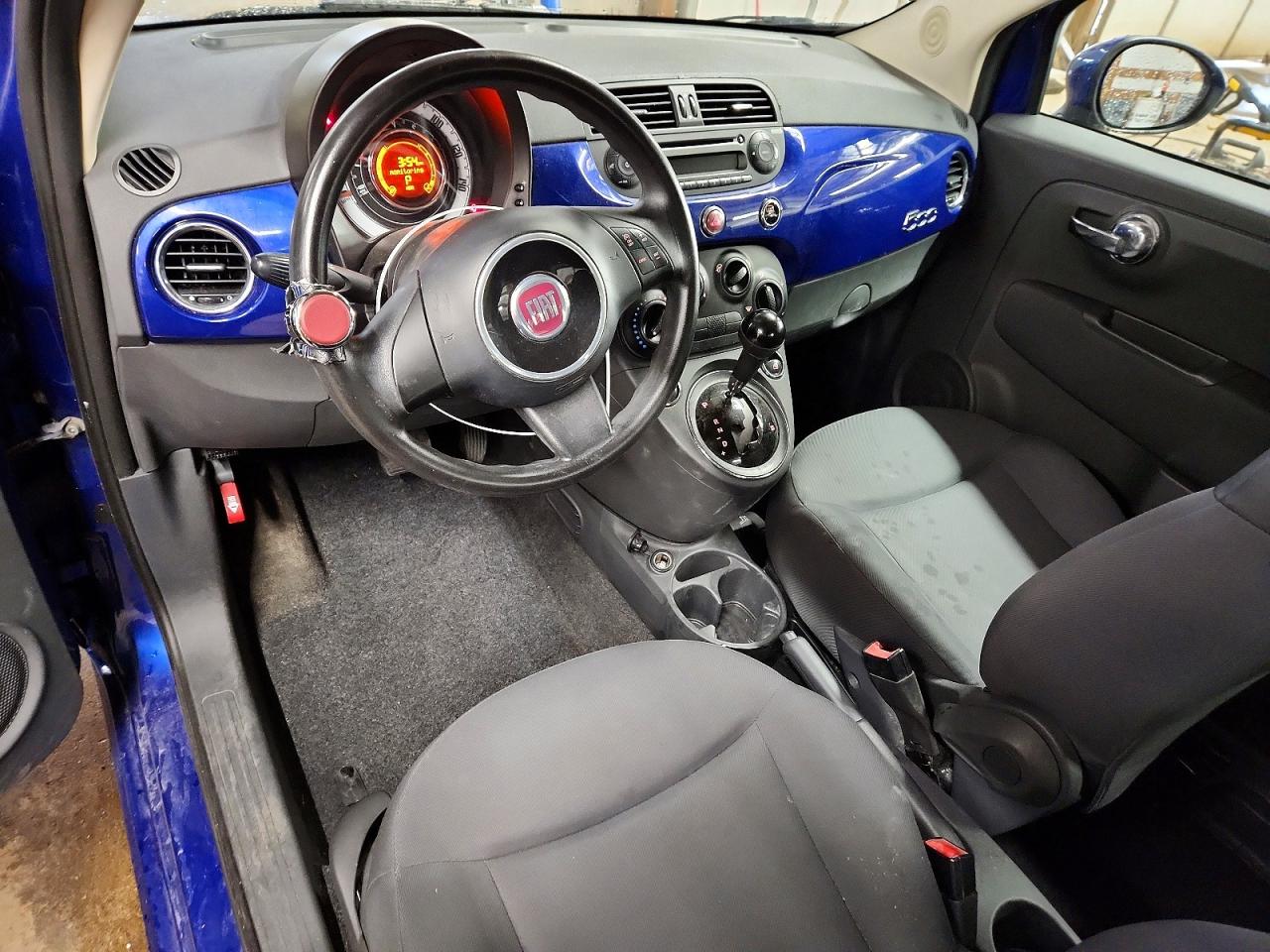 2012 Fiat 500 Pop Blue vin: 3C3CFFAR0CT119237
