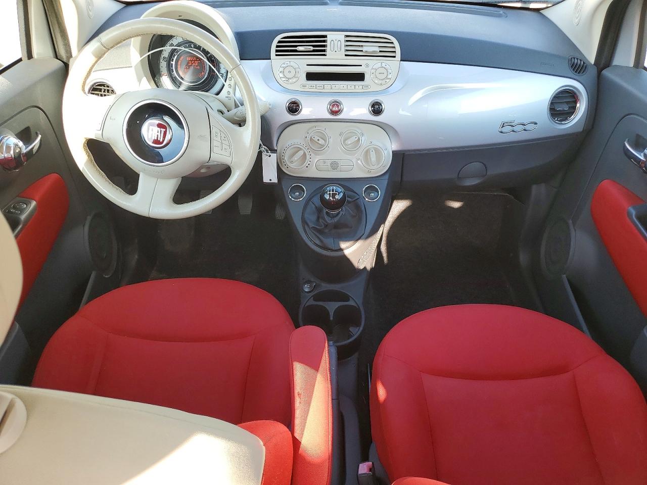 2012 Fiat 500 Pop Silver vin: 3C3CFFAR0CT347870