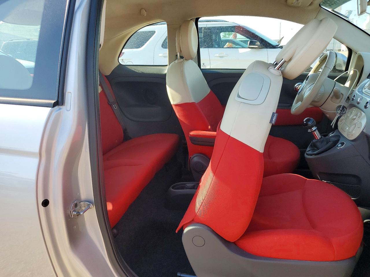 2012 Fiat 500 Pop Silver vin: 3C3CFFAR0CT347870