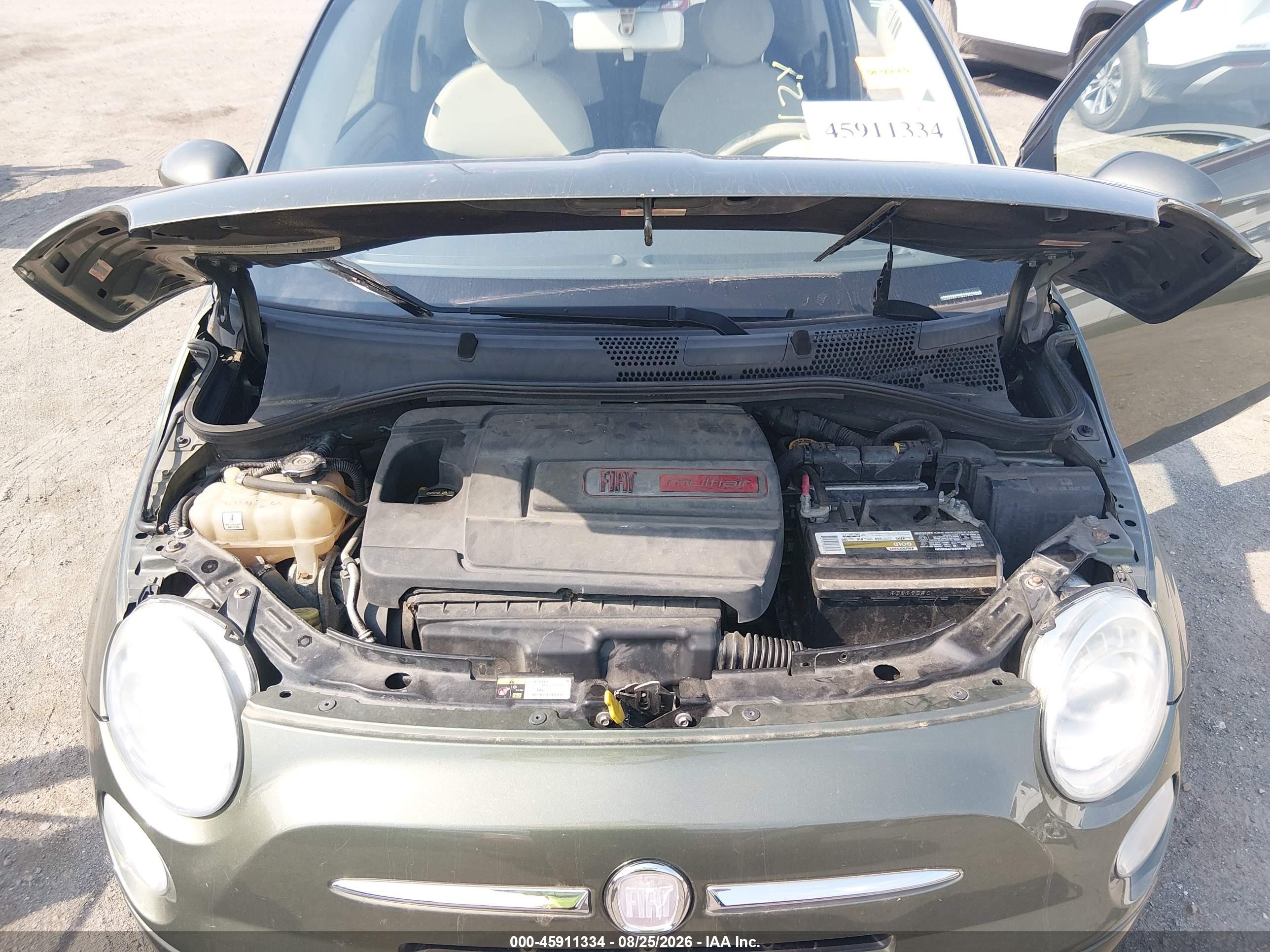 2012 Fiat 500 Pop Green vin: 3C3CFFAR0CT381274