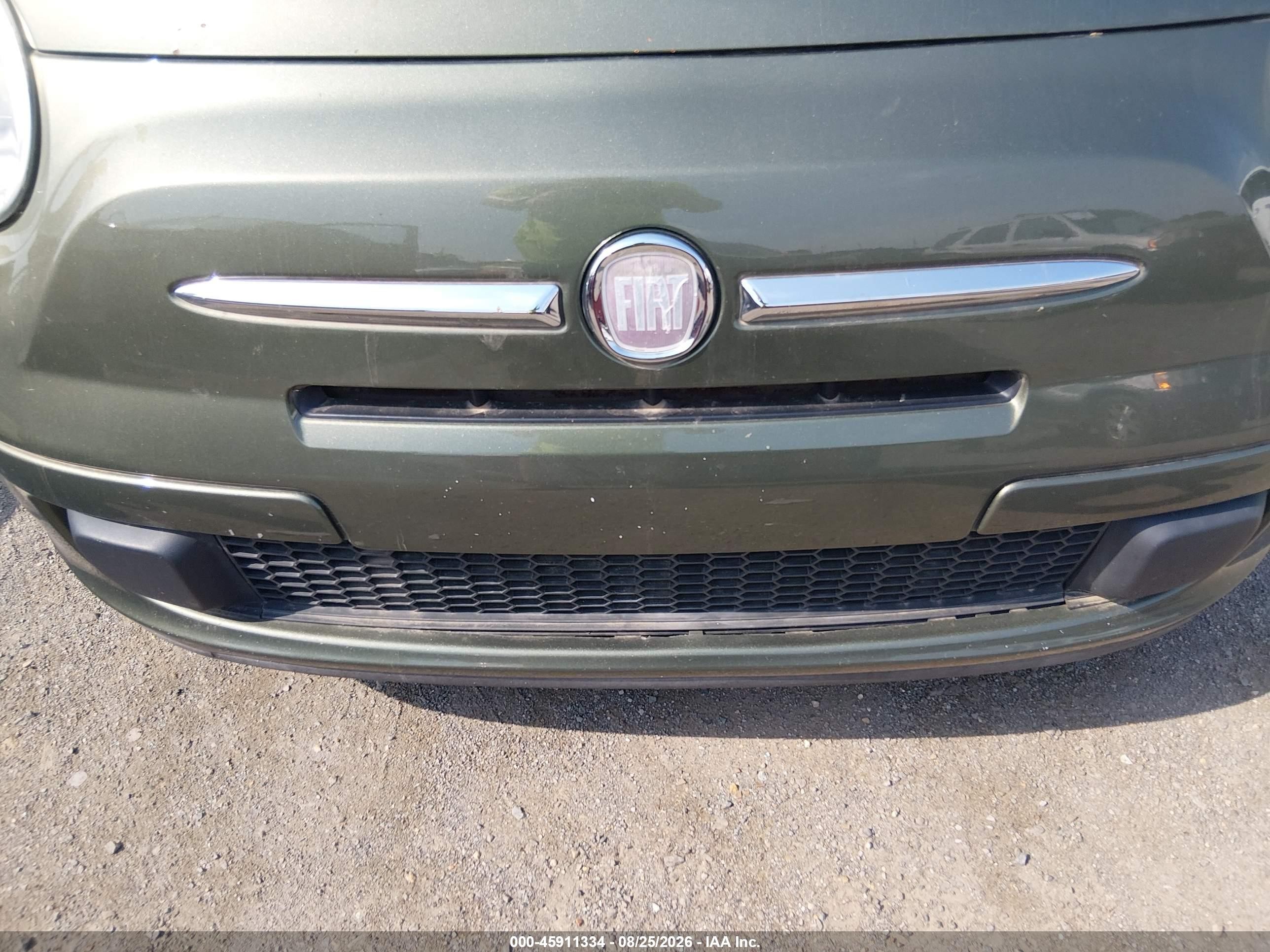 2012 Fiat 500 Pop Green vin: 3C3CFFAR0CT381274