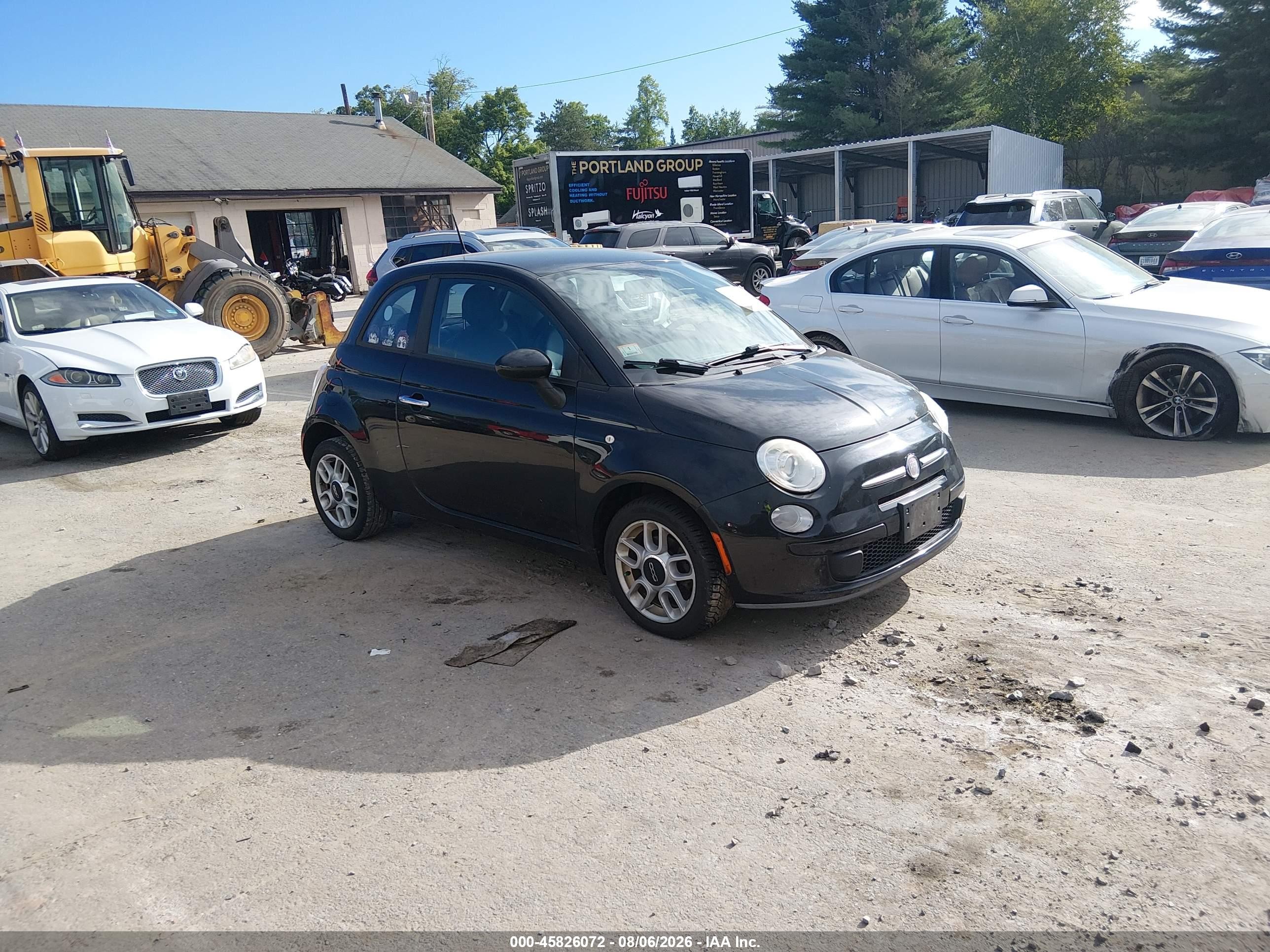 2013 Fiat 500 Pop Черный vin: 3C3CFFAR0DT546001