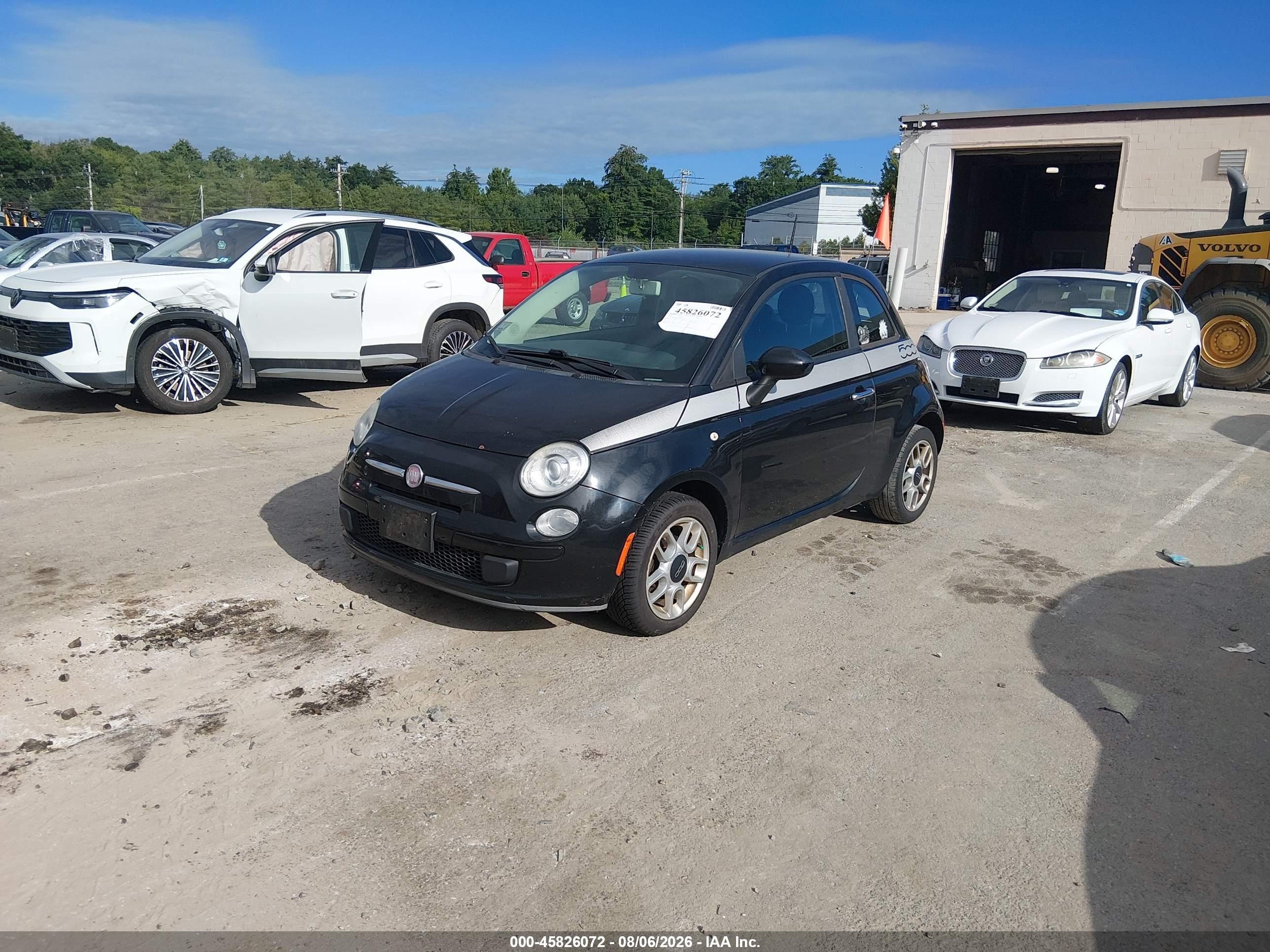 2013 Fiat 500 Pop Black vin: 3C3CFFAR0DT546001