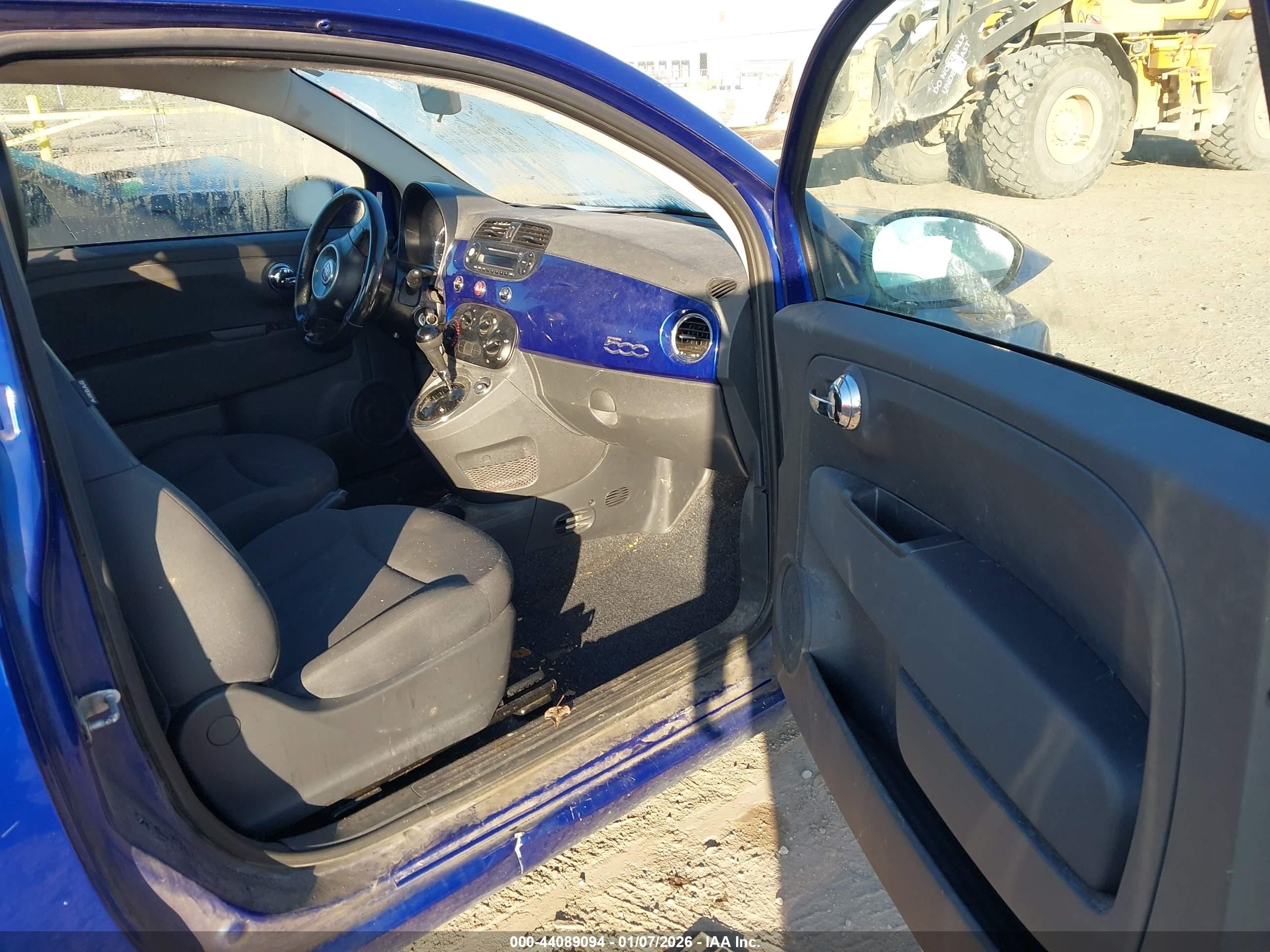 2013 Fiat 500 Pop Blue vin: 3C3CFFAR0DT575336