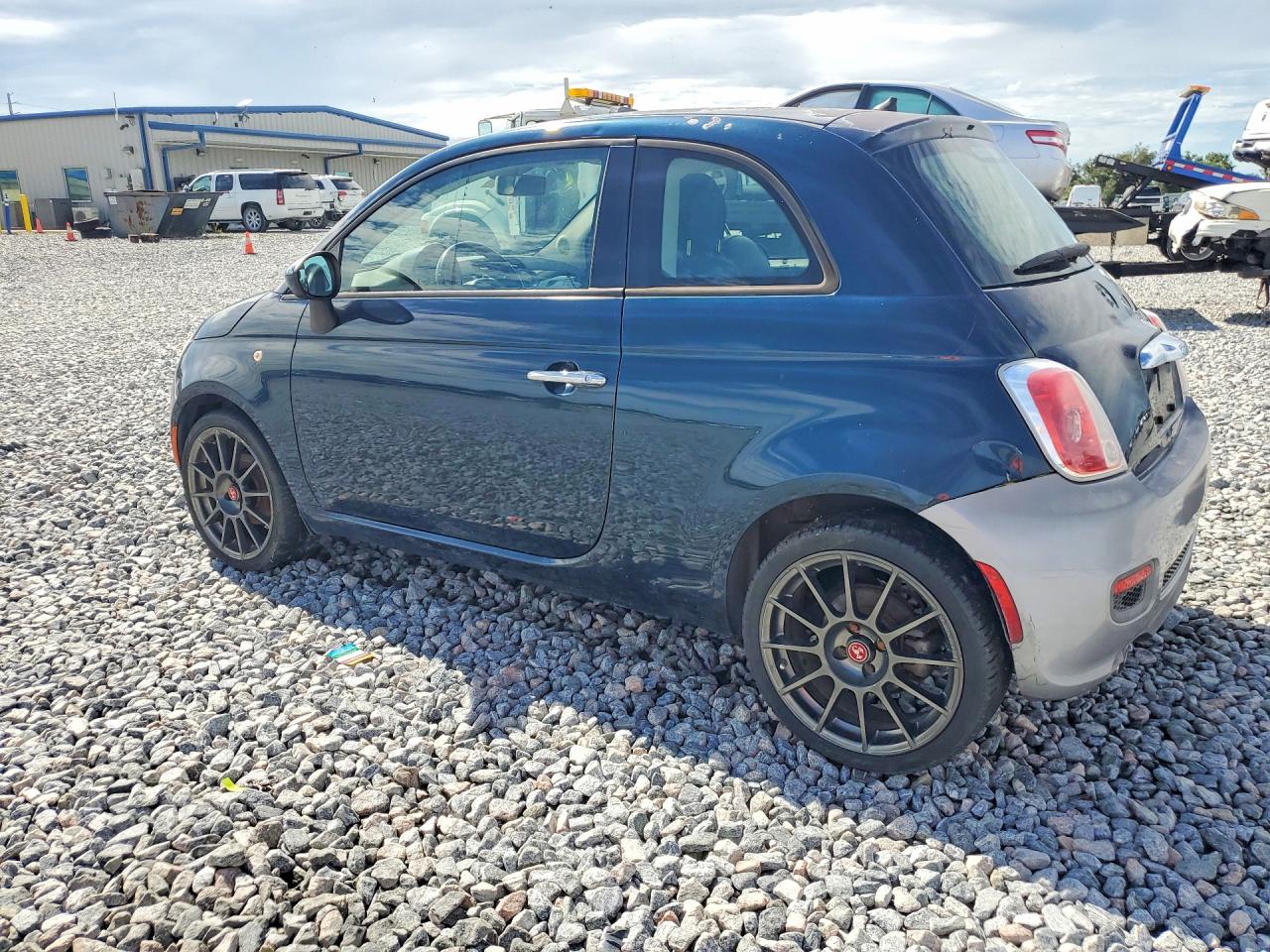 2013 Fiat 500 Pop Blue vin: 3C3CFFAR0DT752256