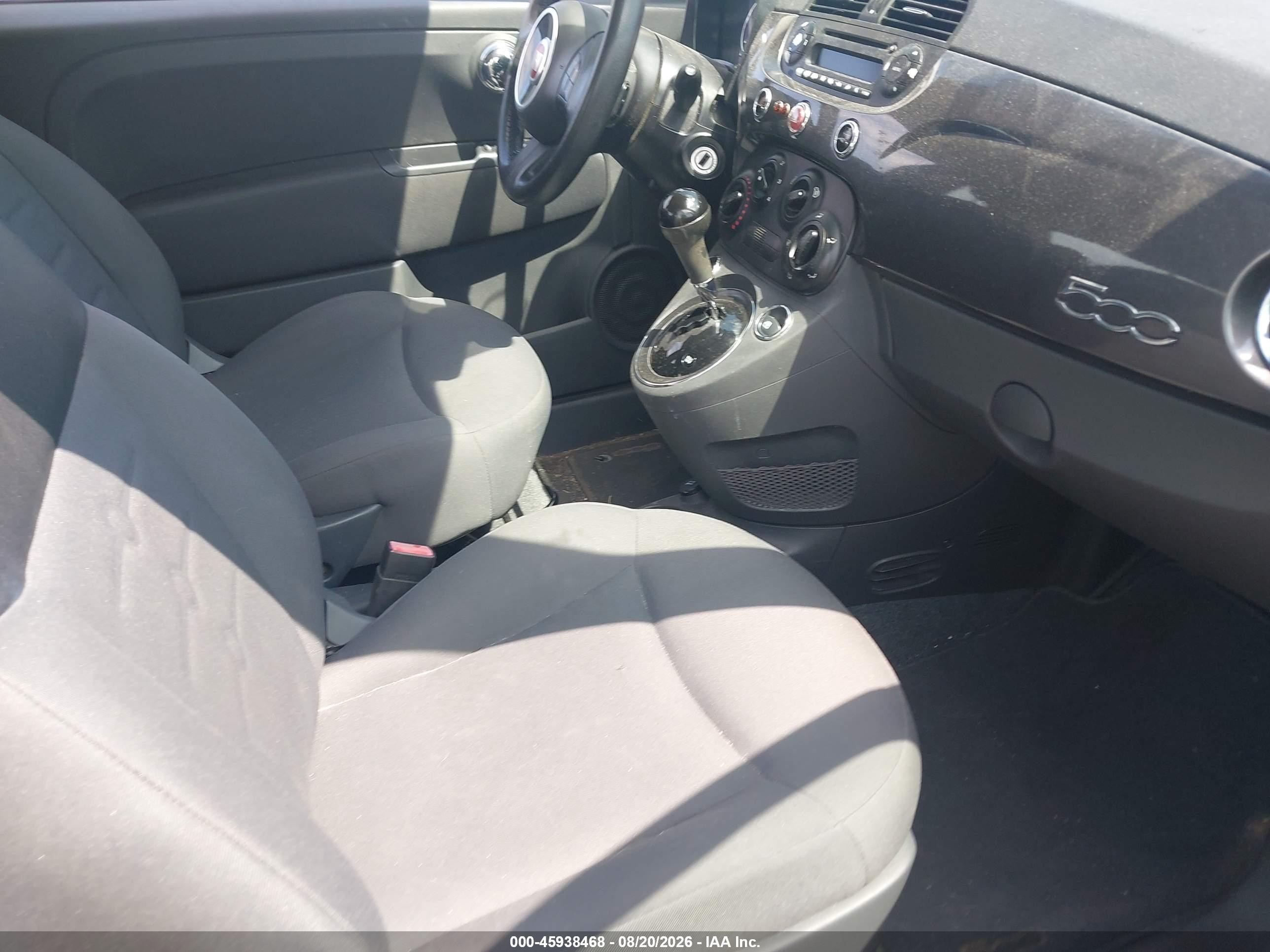 2015 Fiat 500 Pop Gray vin: 3C3CFFAR0FT623954