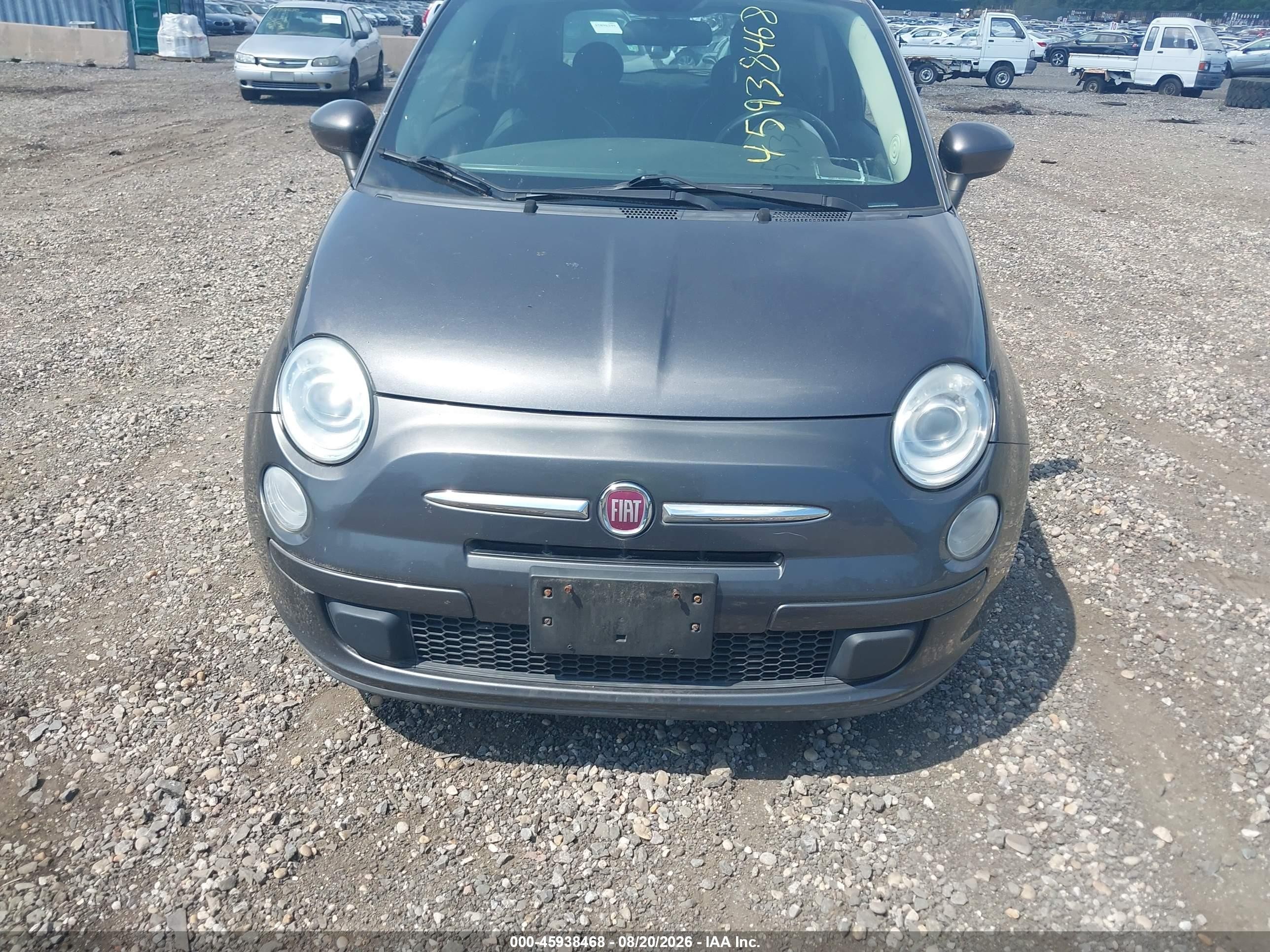 2015 Fiat 500 Pop Gray vin: 3C3CFFAR0FT623954