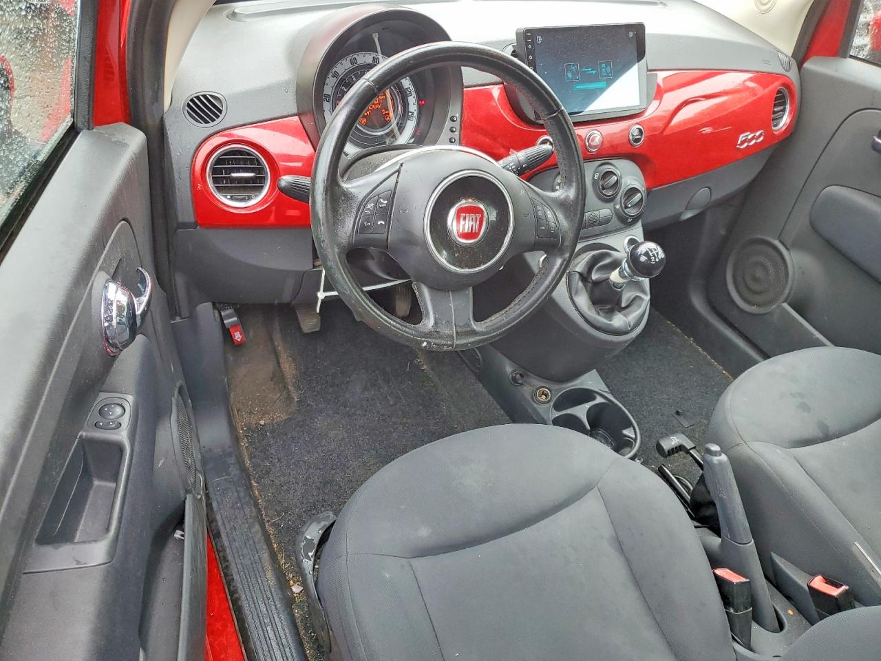 2012 Fiat 500 Pop Red vin: 3C3CFFAR1CT280678