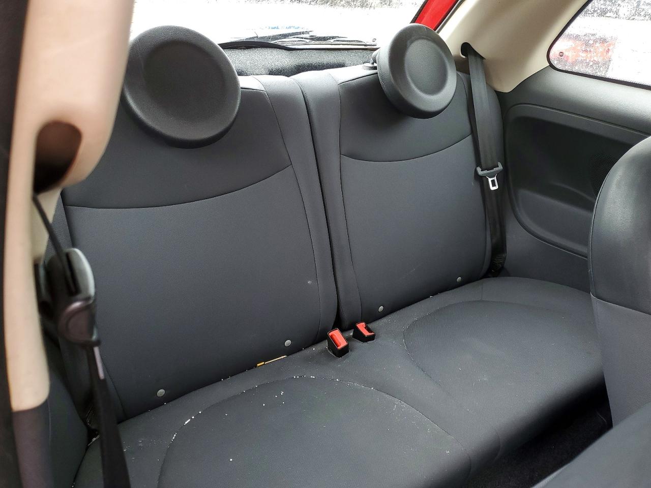 2012 Fiat 500 Pop Red vin: 3C3CFFAR1CT280678