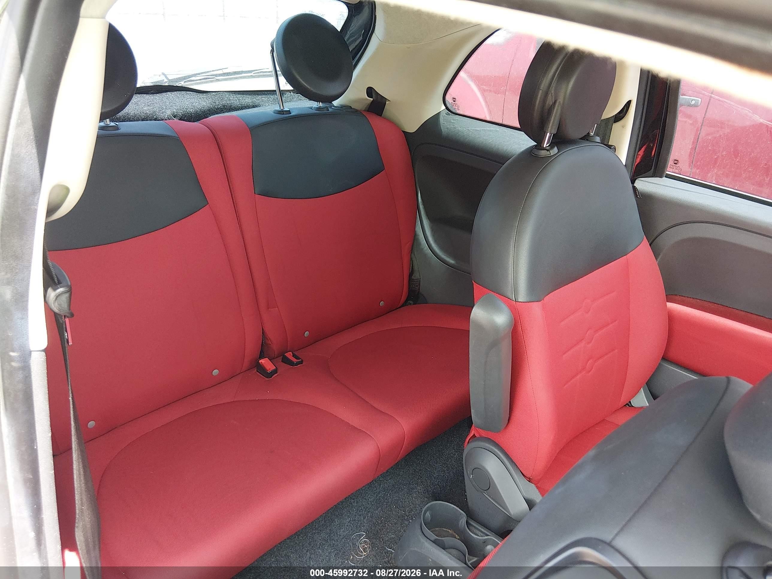 2012 Fiat 500 Pop Black vin: 3C3CFFAR1CT319544