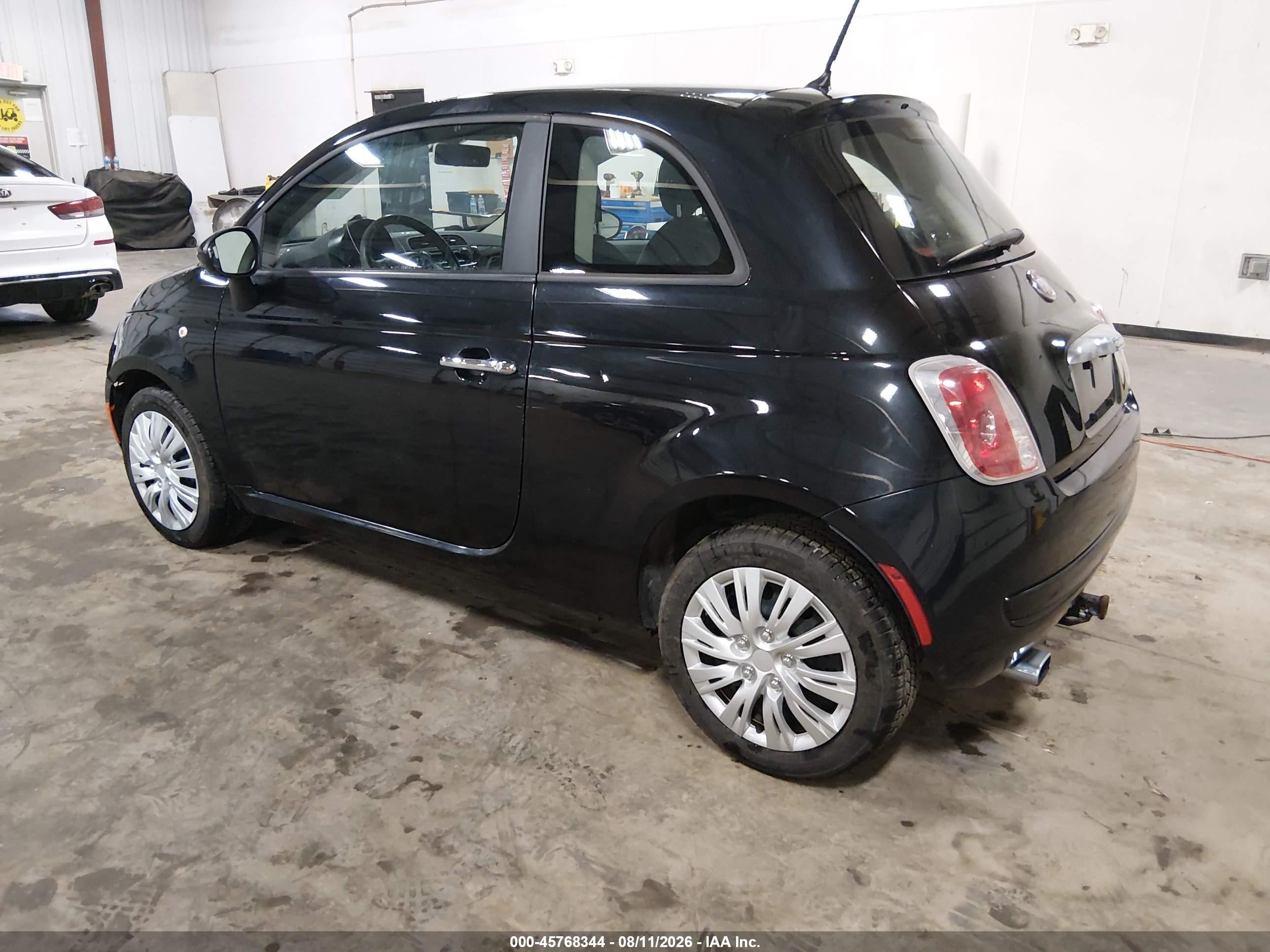 2013 Fiat 500 Pop Black vin: 3C3CFFAR1DT575197