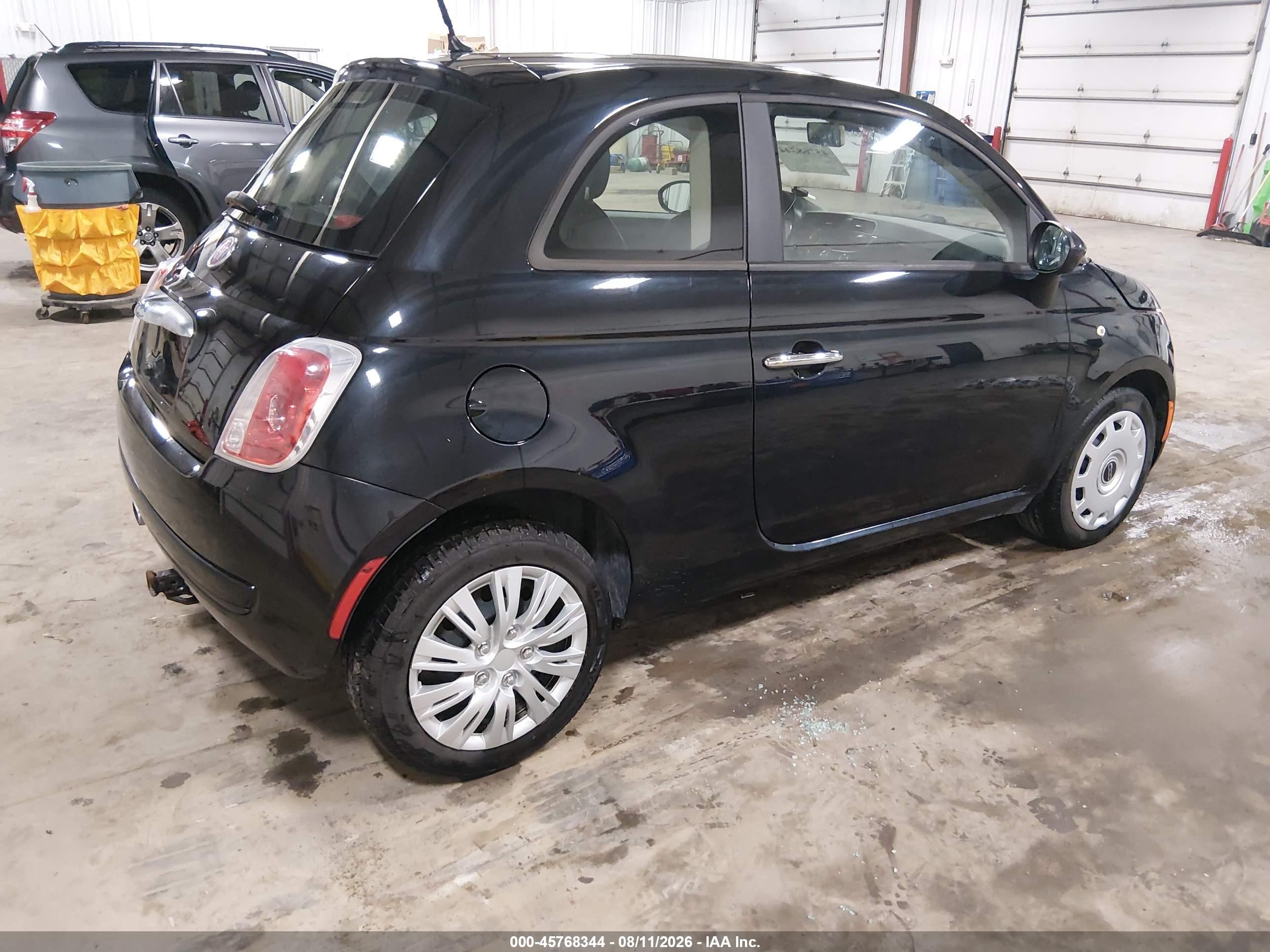 2013 Fiat 500 Pop Black vin: 3C3CFFAR1DT575197